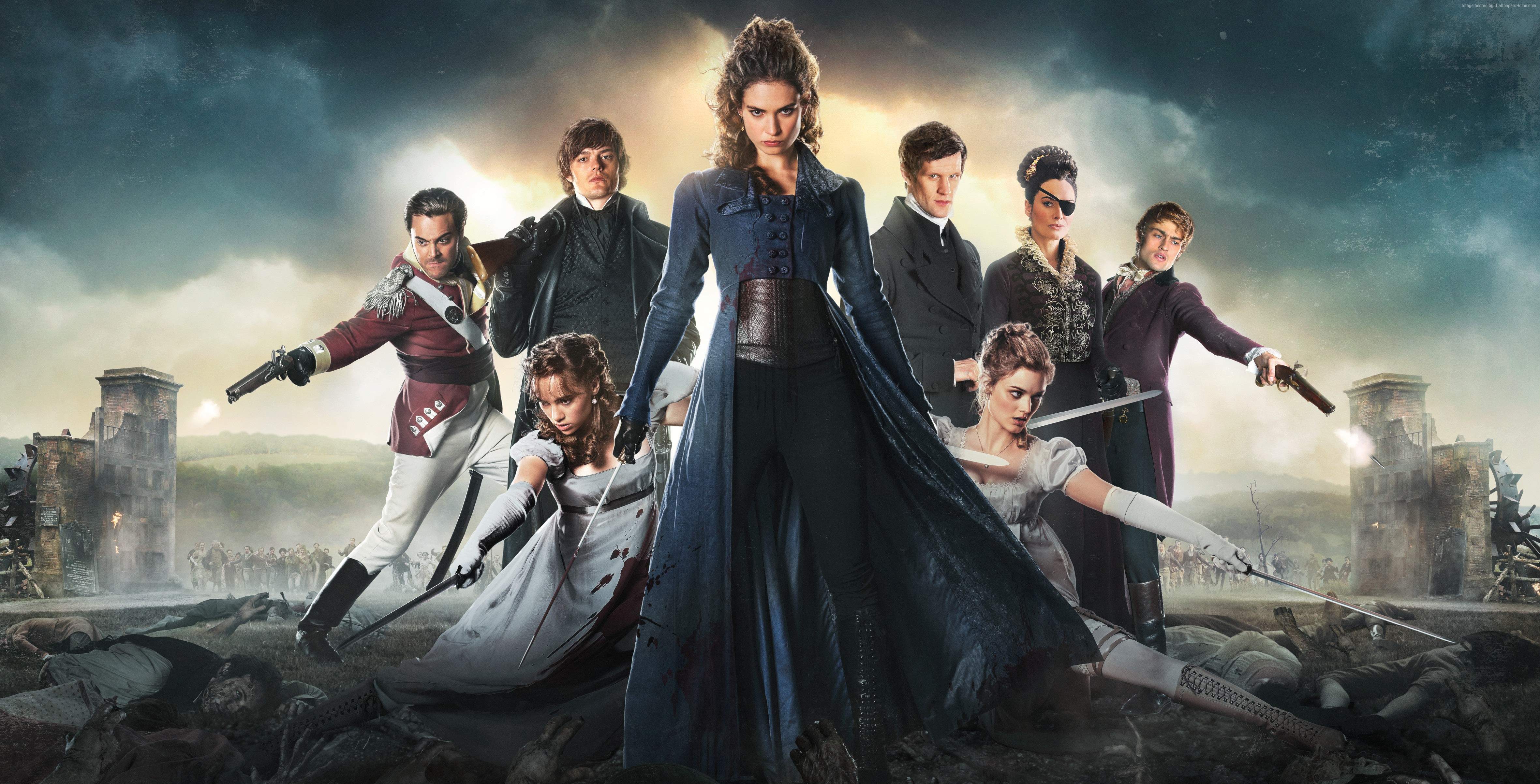Pride and Prejudice and Zombies cast HD Wallpaper
