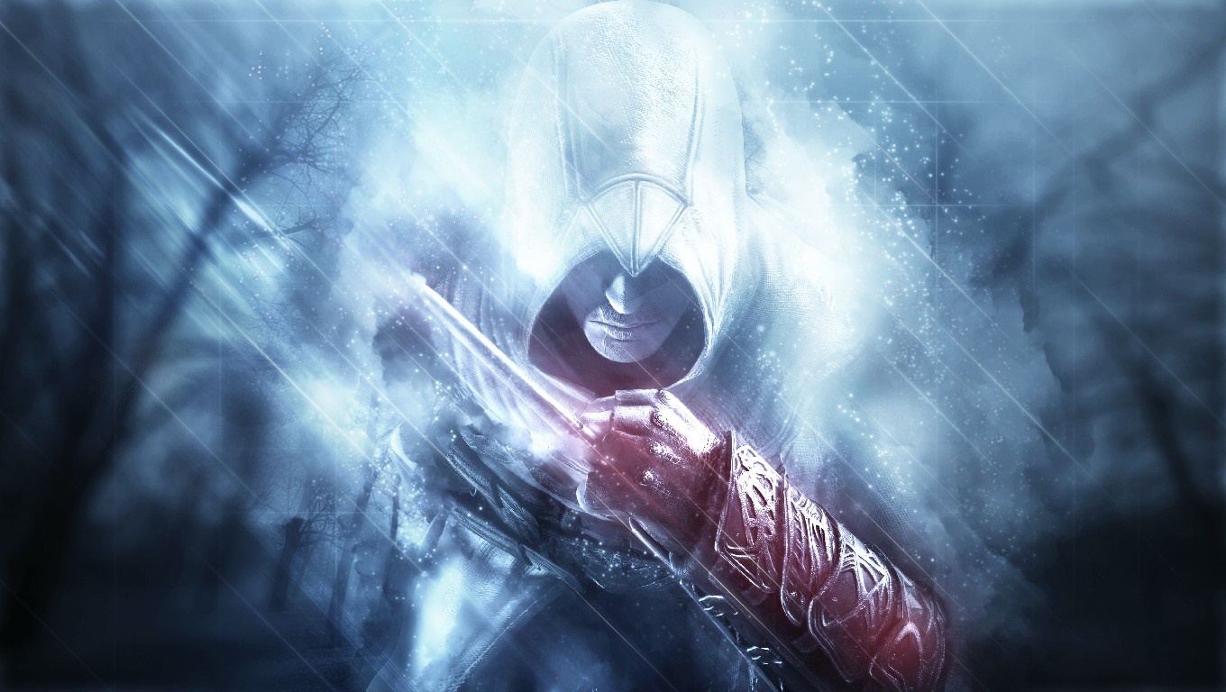 Altair Ibn-La'Ahad from Assassin's Creed with hidden blade HD Wallpaper