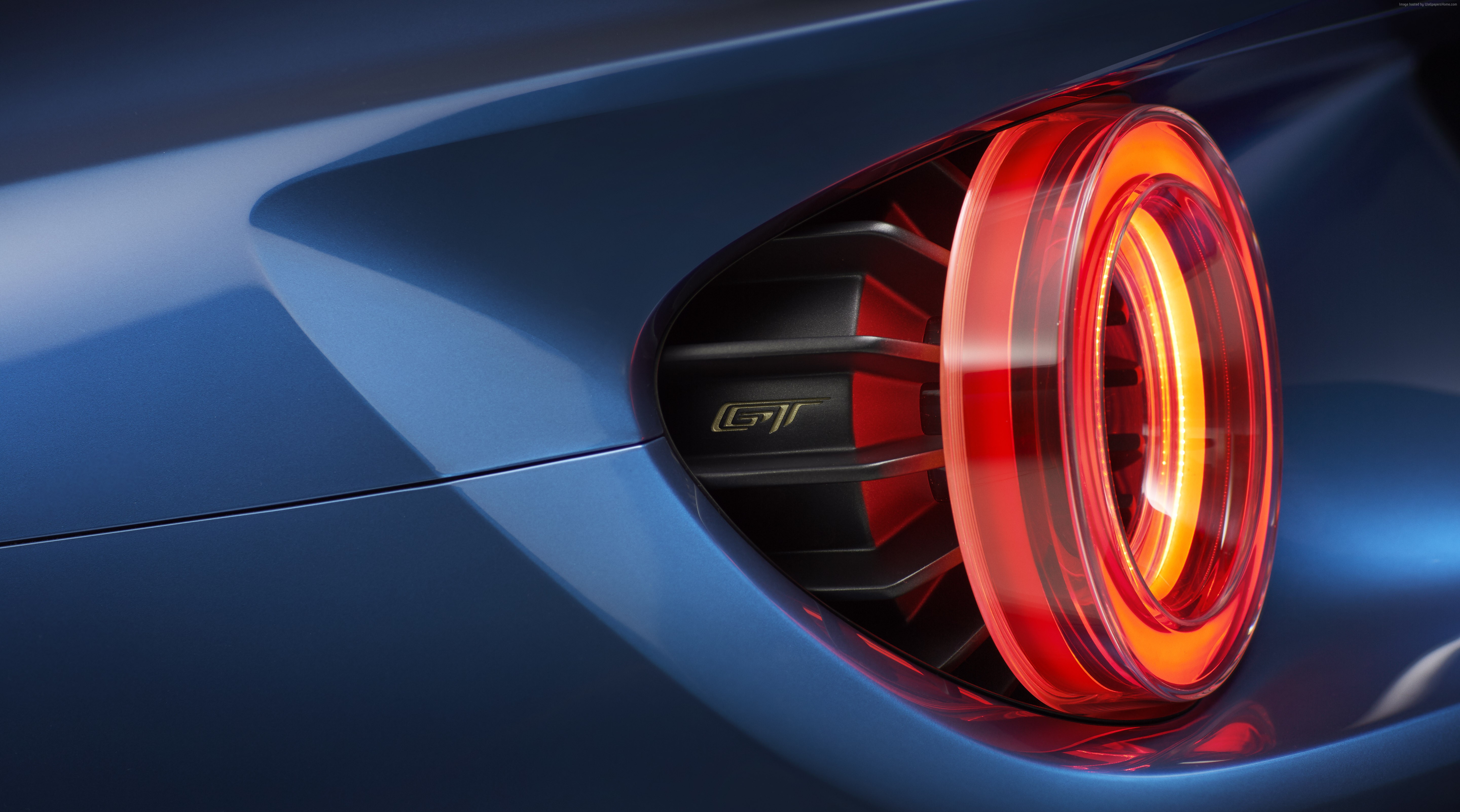 Ford GT taillight and grille detail HD Wallpaper