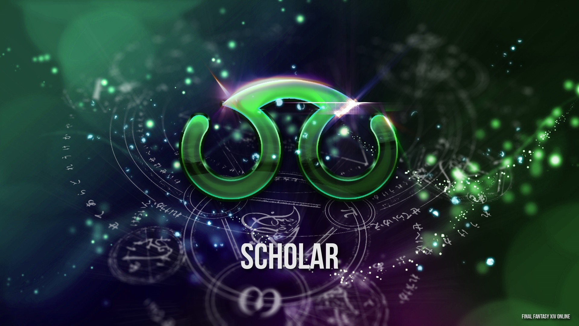Scholar job icon from Final Fantasy XIV HD Wallpaper