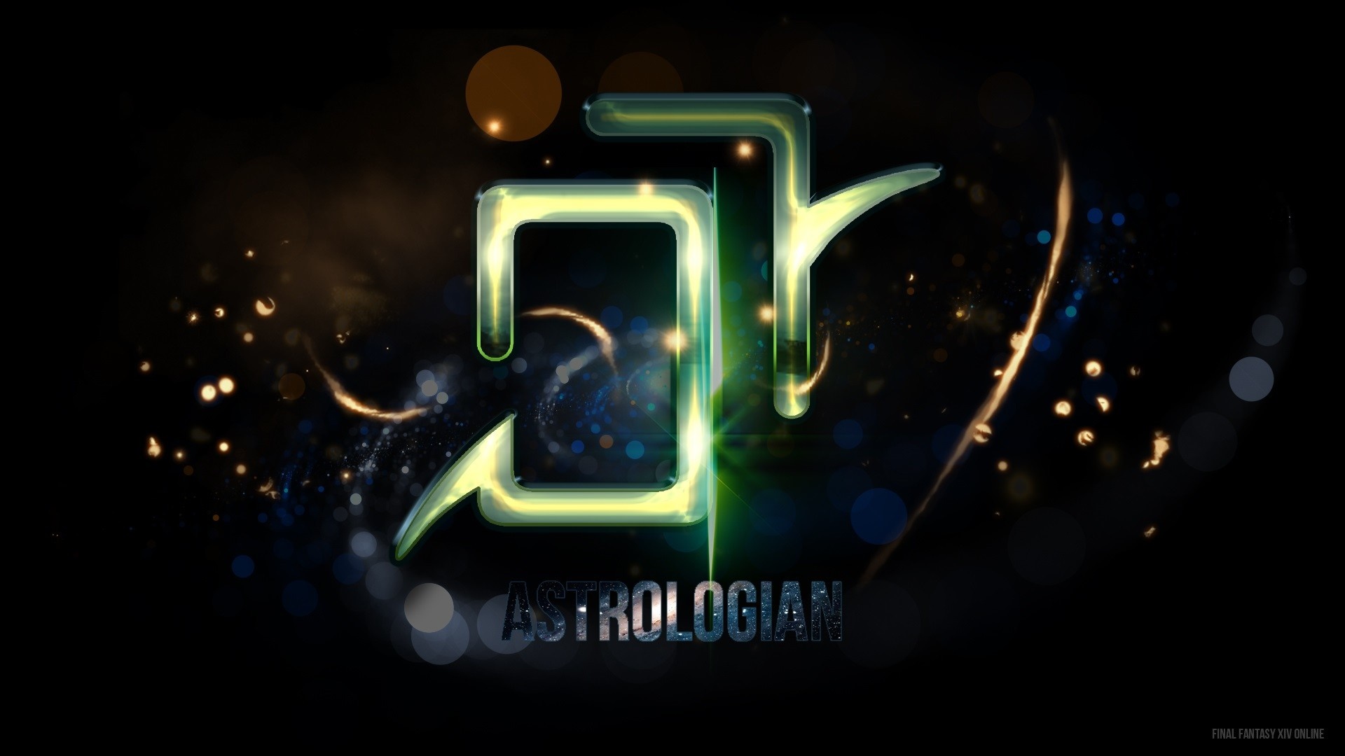 Astrologian logo from Final Fantasy XIV HD Wallpaper
