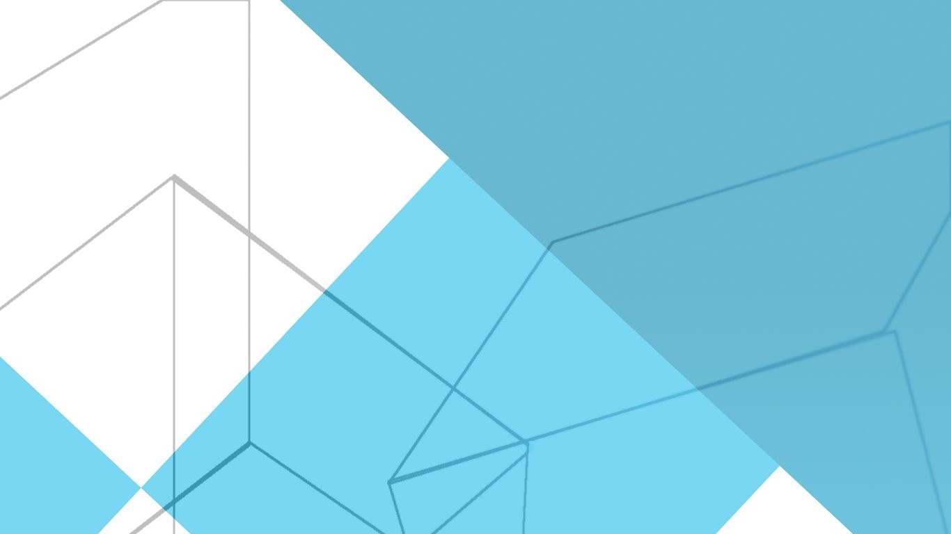 Abstract geometric pattern with blue and white shapes HD Wallpaper