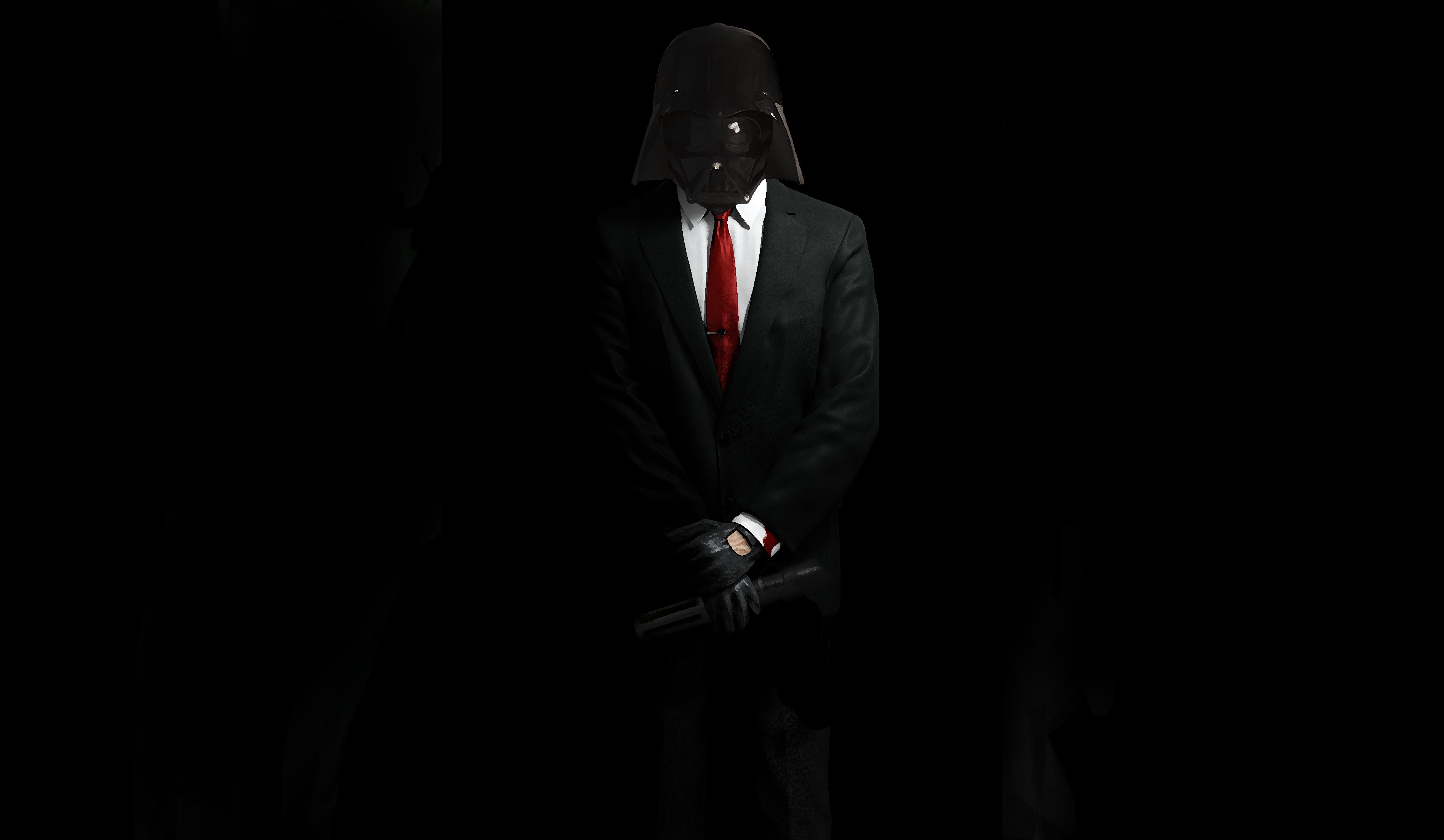 Darth Vader from Star Wars in a suit HD Wallpaper