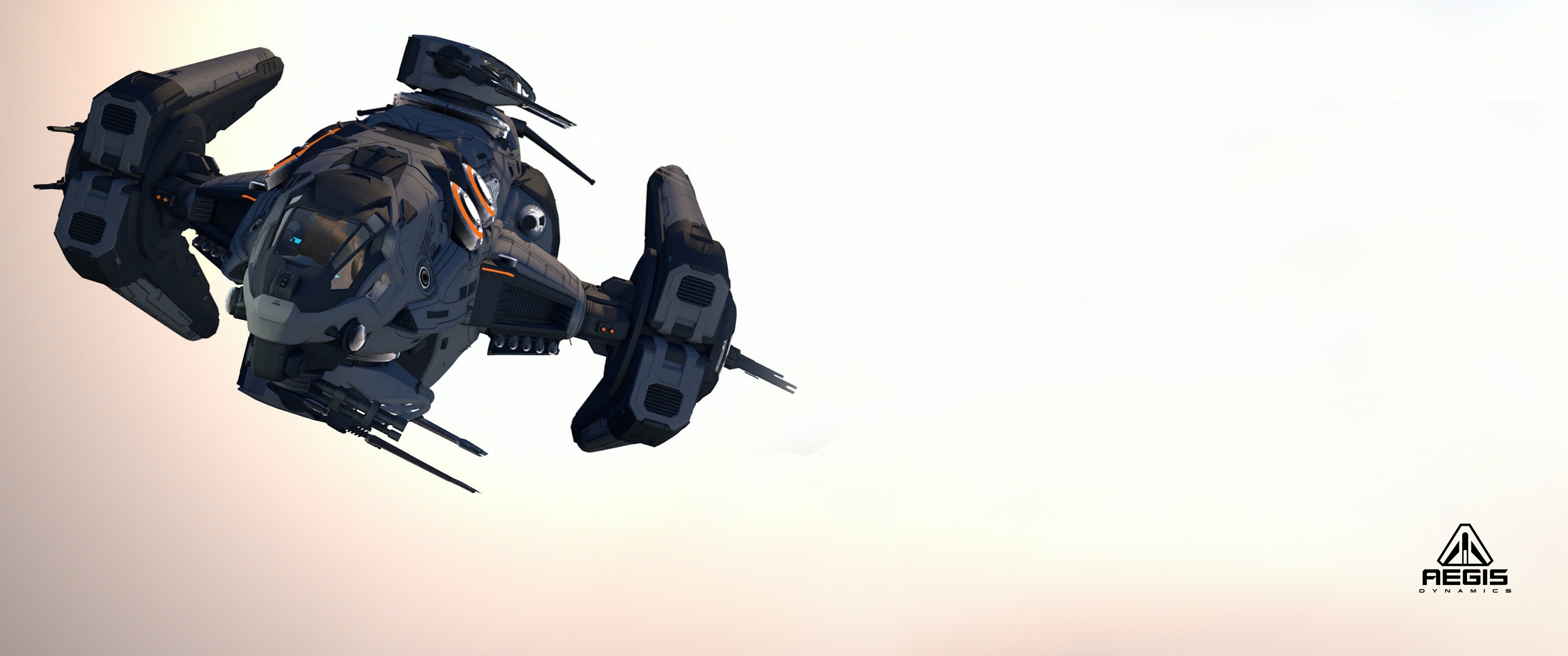 Aegis Dynamics spaceship in Star Citizen HD Wallpaper