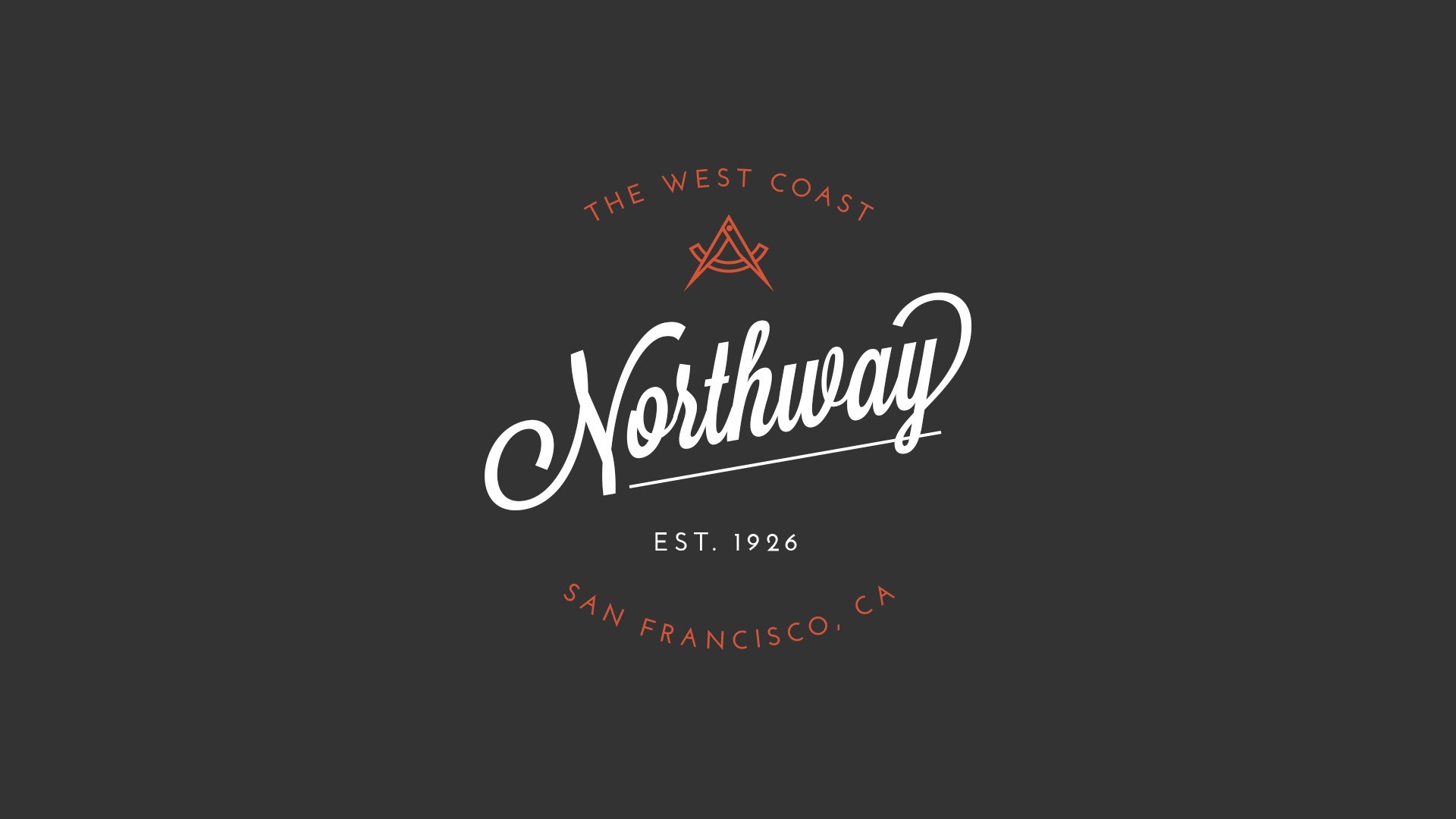 Northway logo with compass and text HD Wallpaper