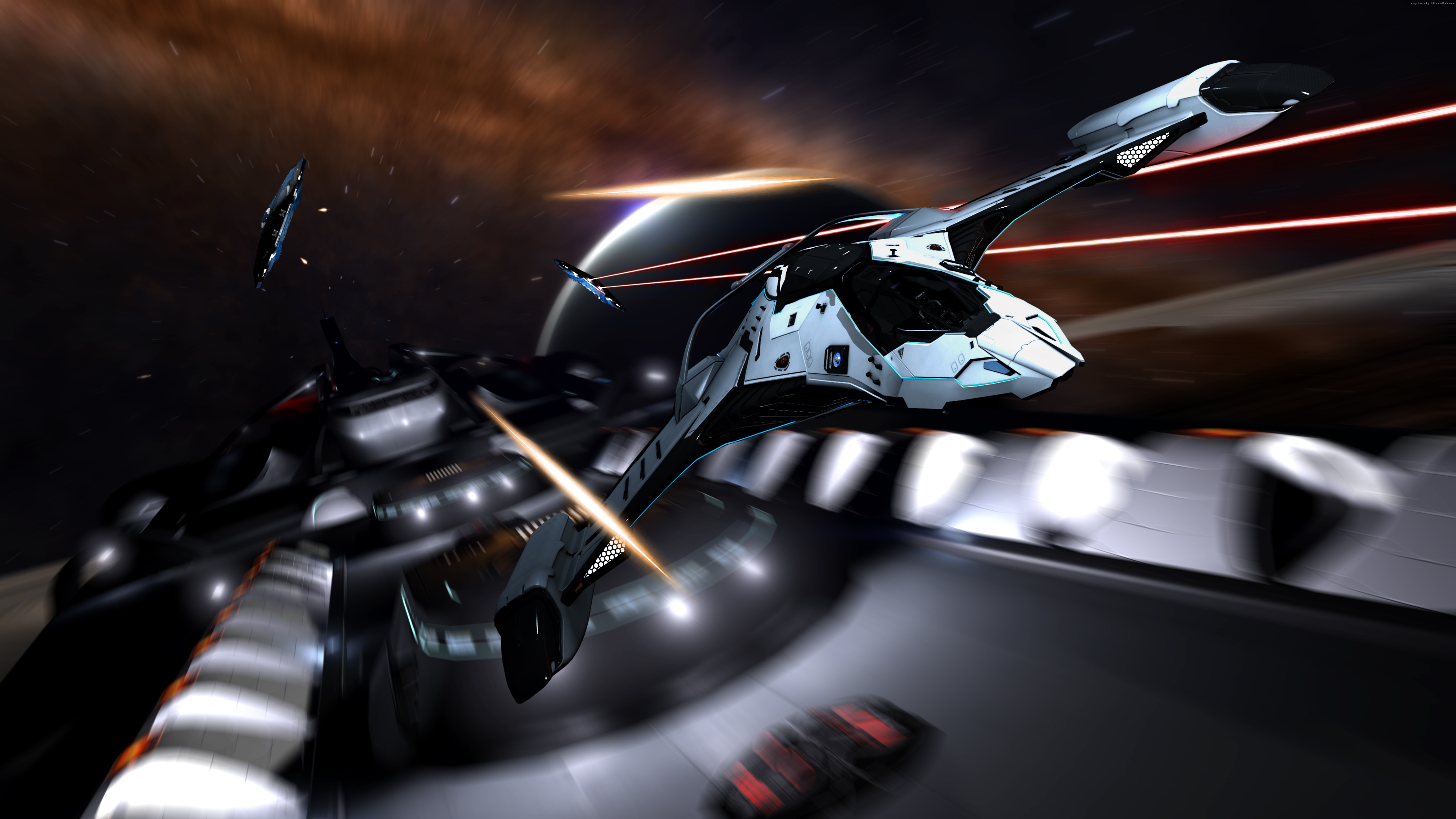 Elite Dangerous: Horizons space combat HD Wallpaper