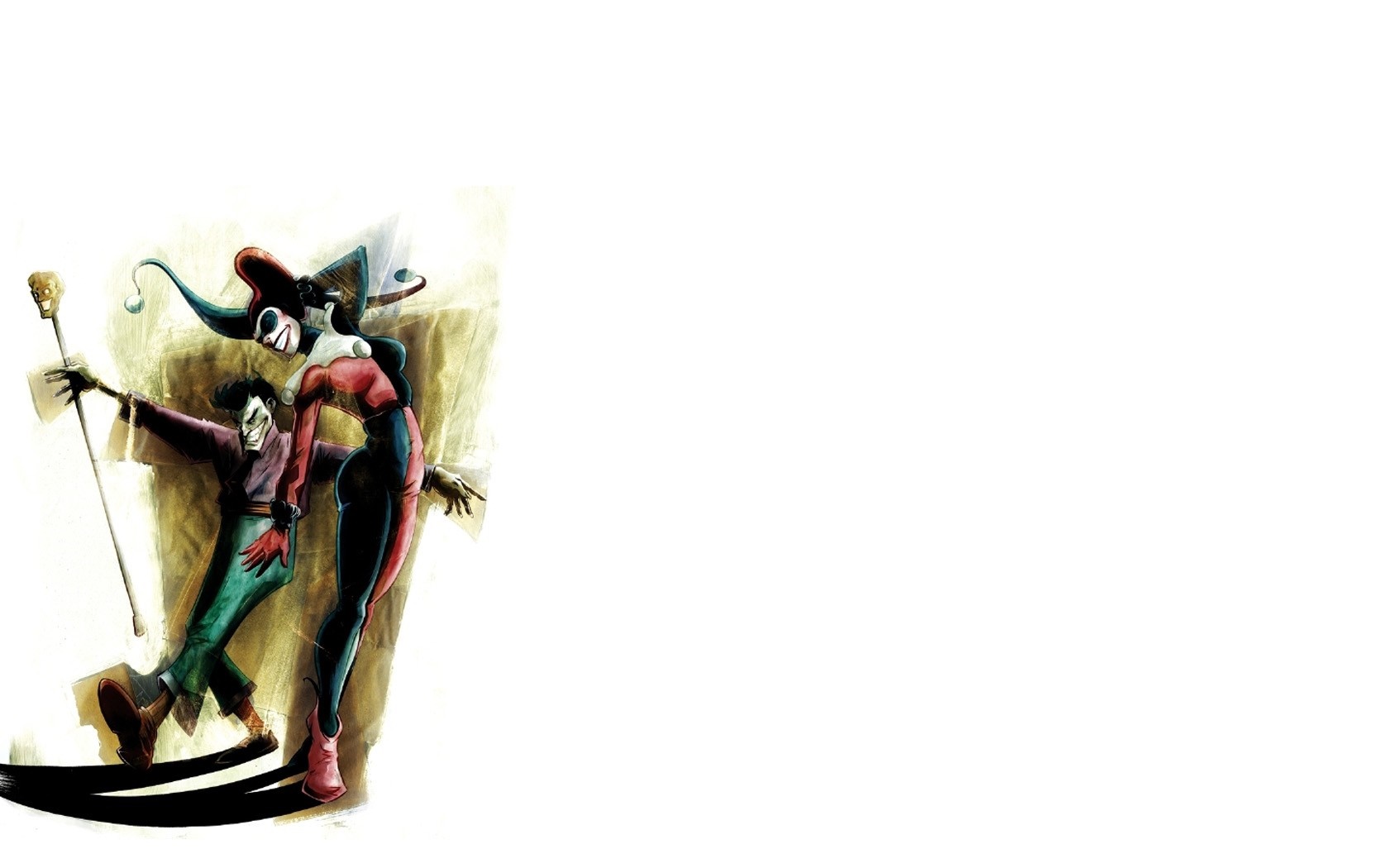 Joker and Harley Quinn illustration HD Wallpaper