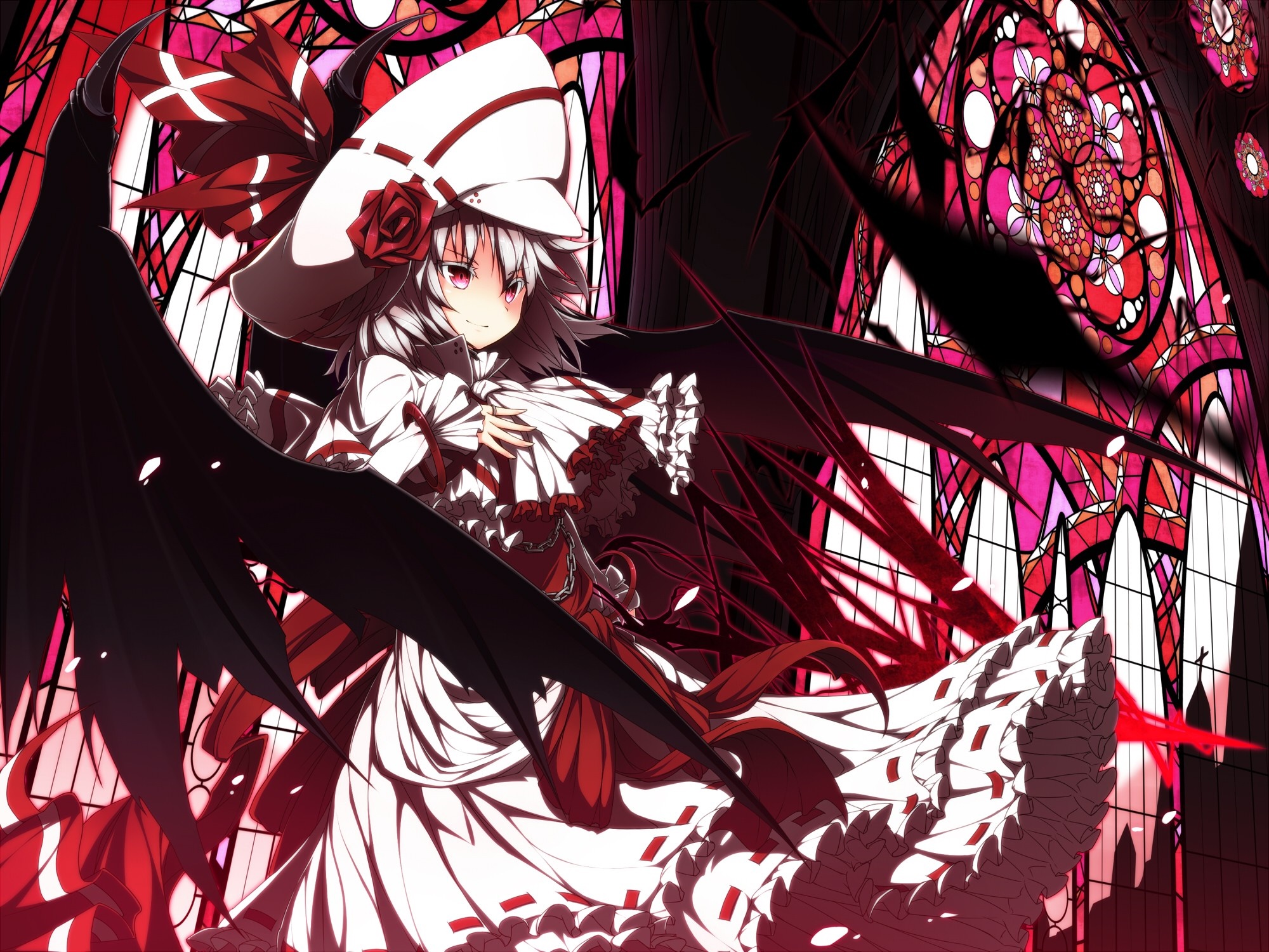 Remilia Scarlet from Touhou Project HD Wallpaper