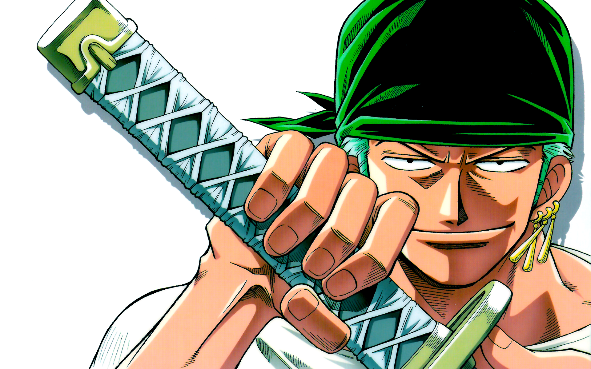 Roronoa Zoro from One Piece holding a sword HD Wallpaper