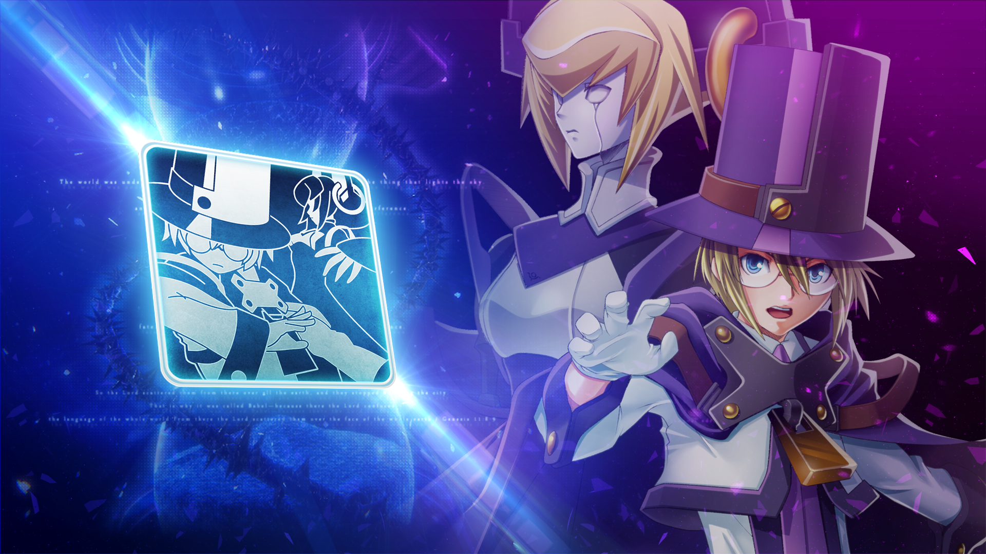 Ragna the Bloodedge and Hazama from Blazblue HD Wallpaper