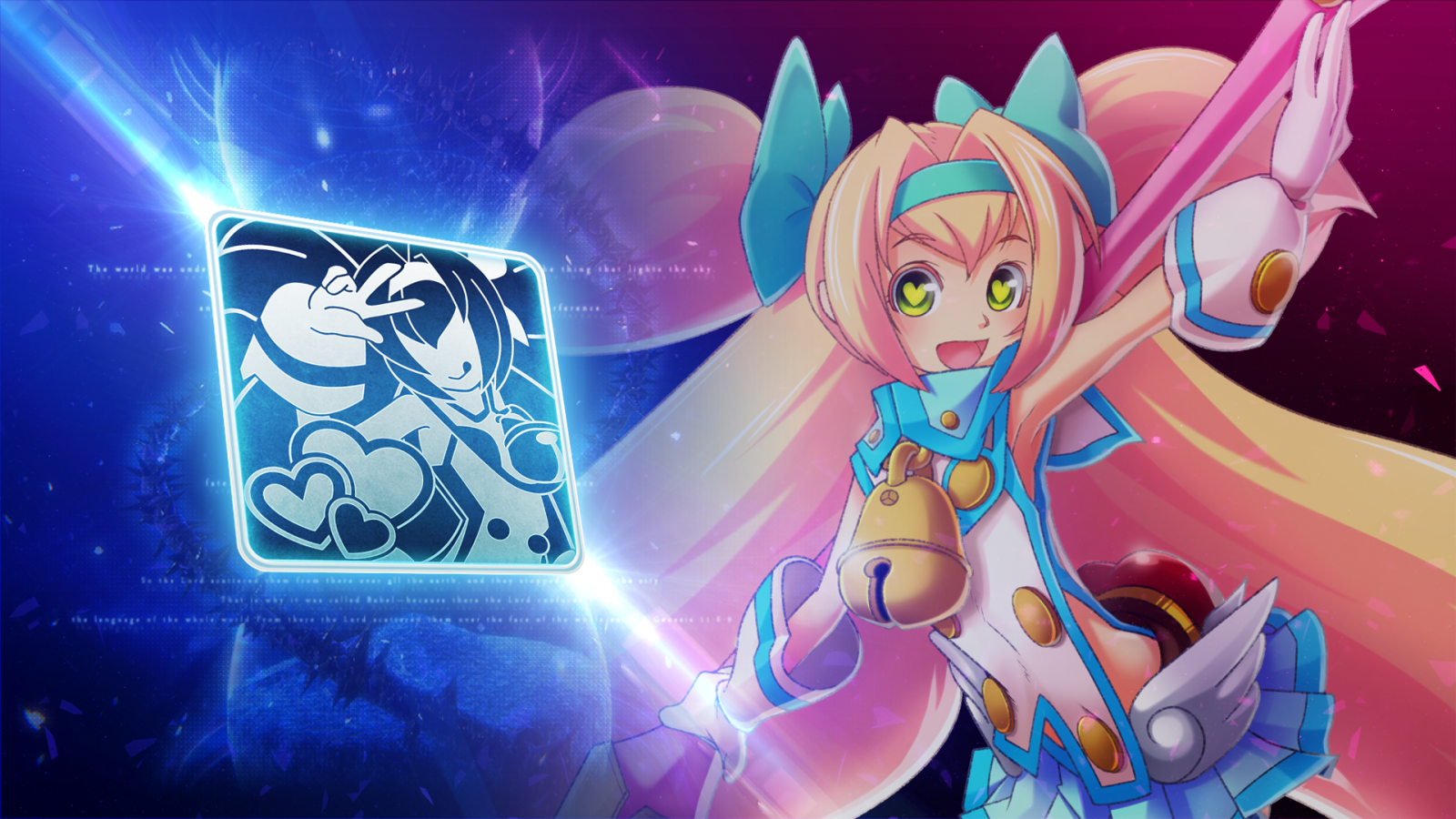 BlazBlue illustration featuring a character with pink hair HD Wallpaper