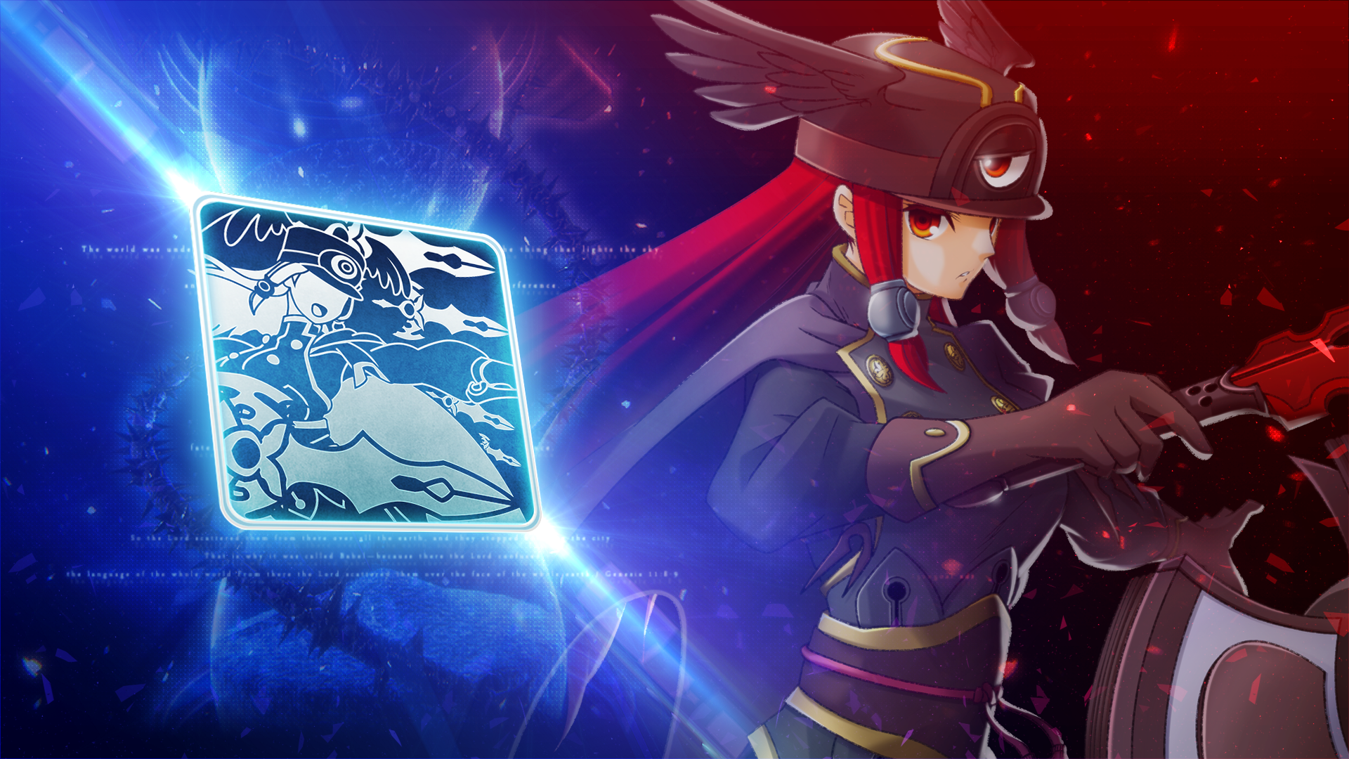 Tsubaki Yayoi from Blazblue holding a weapon HD Wallpaper