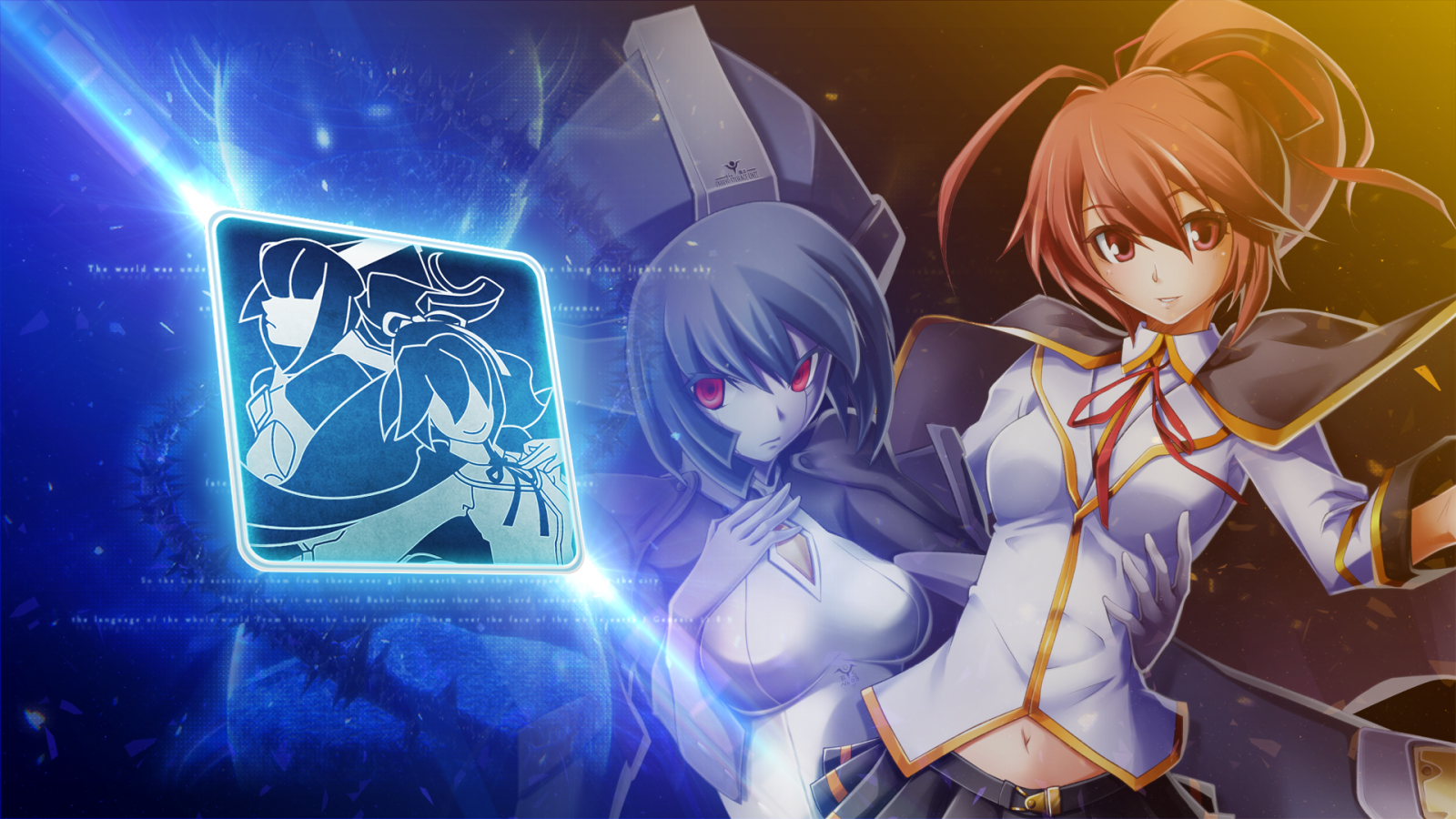 Two anime girls from Blazblue HD Wallpaper