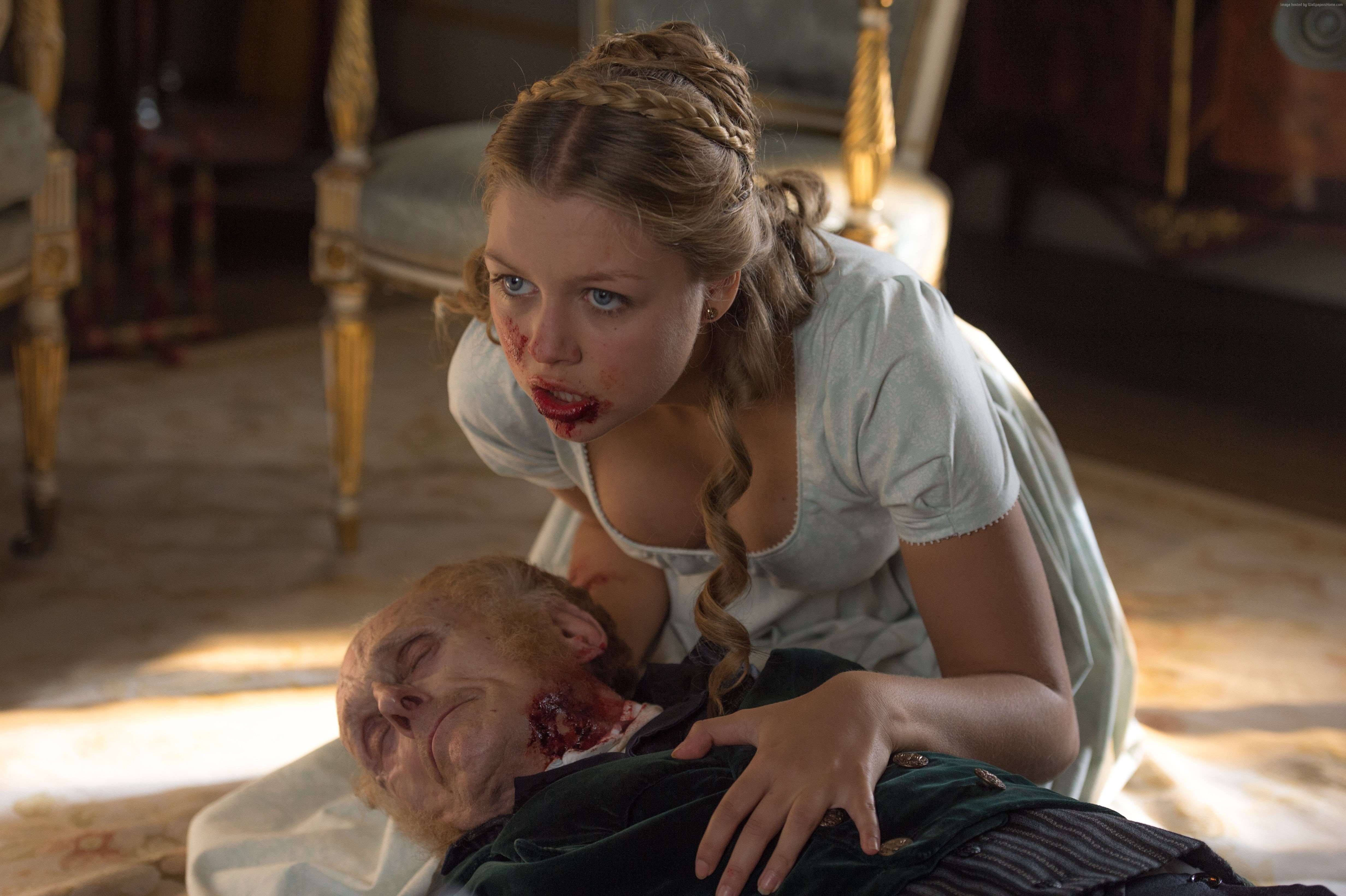 Elizabeth Bennet from Pride and Prejudice and Zombies HD Wallpaper