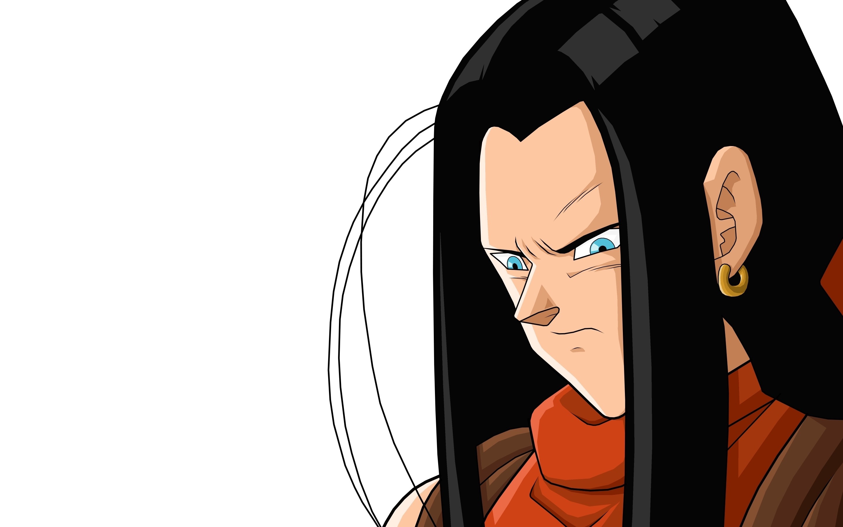 Android 17 from Dragon Ball HD Wallpaper