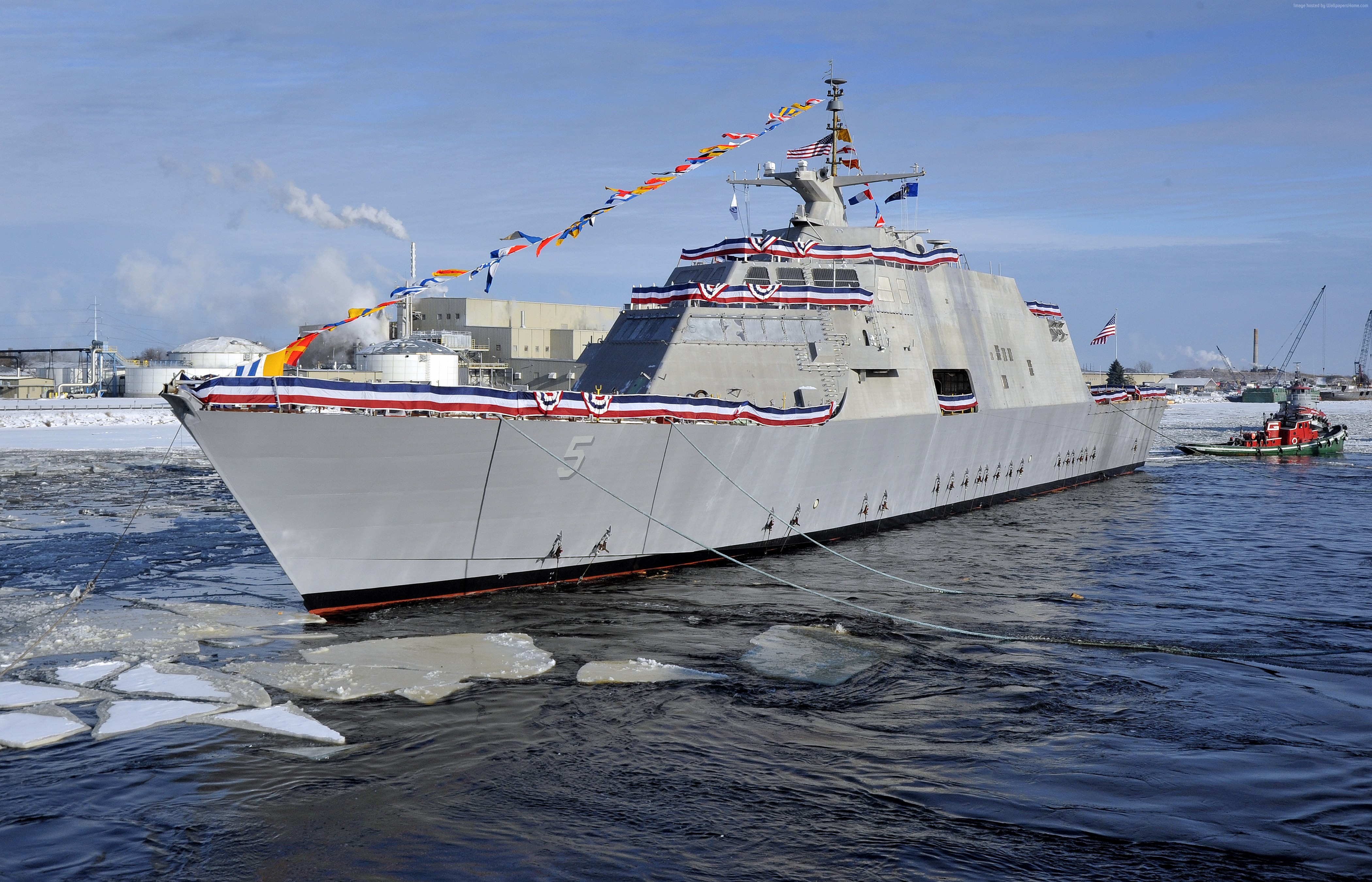 USS Milwaukee LCS-5 Freedom class littoral combat ship HD Wallpaper
