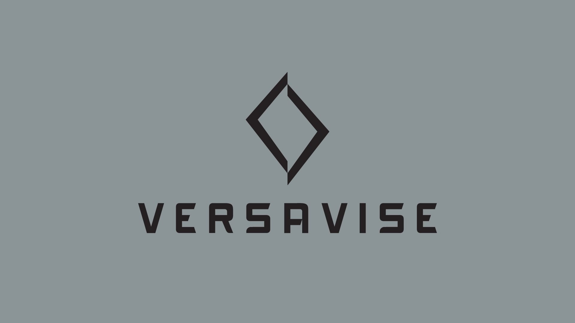 Versavise logo with abstract diamond shape HD Wallpaper