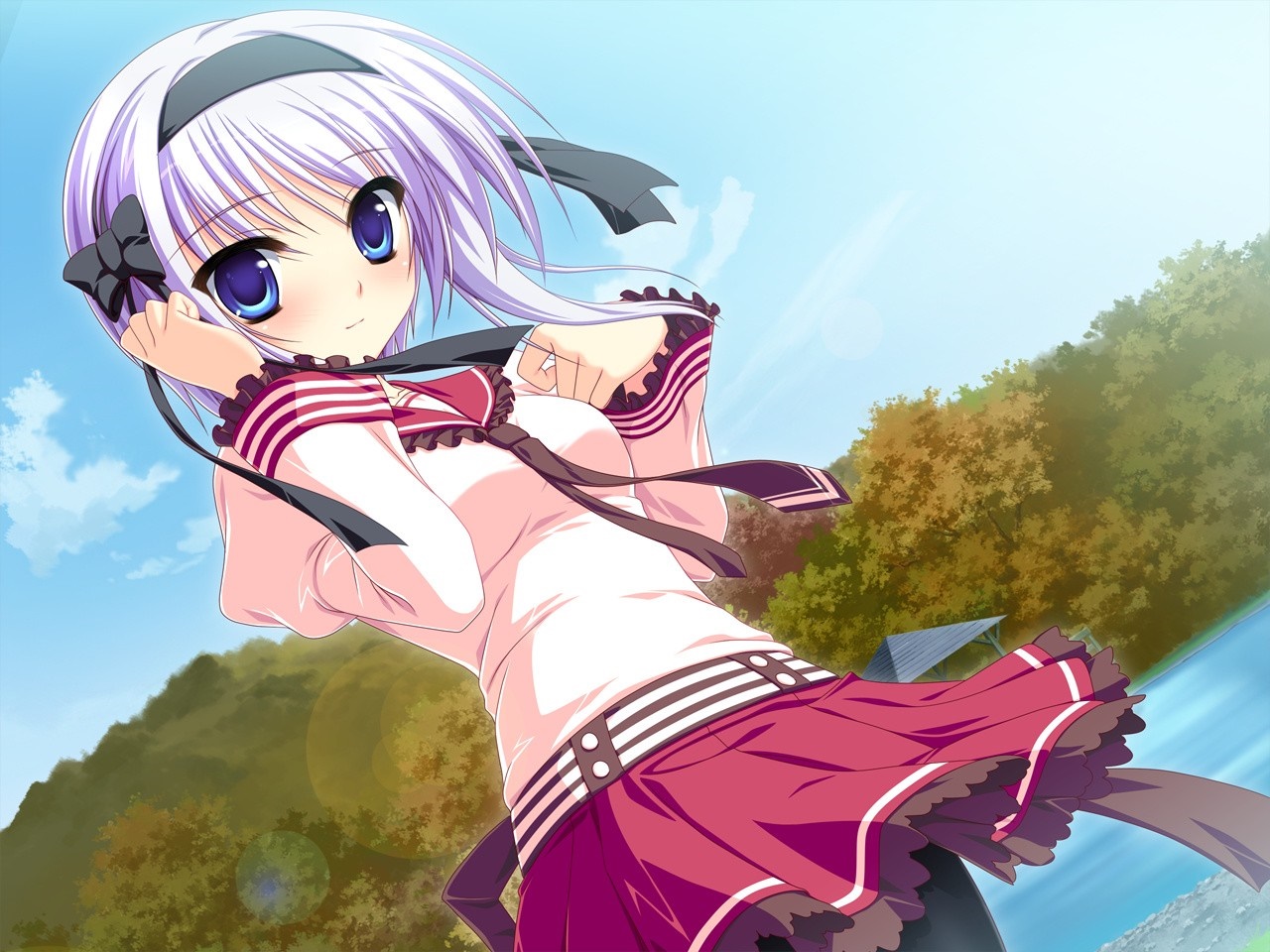 Hinata Ibuki from Hoshizora e Kakaru Hashi HD Wallpaper
