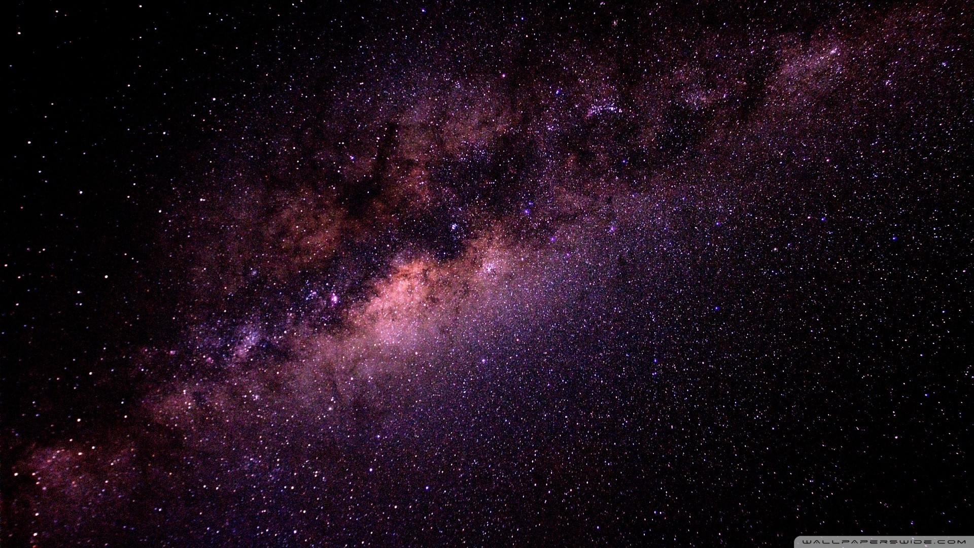 The Milky Way galaxy in deep space HD Wallpaper