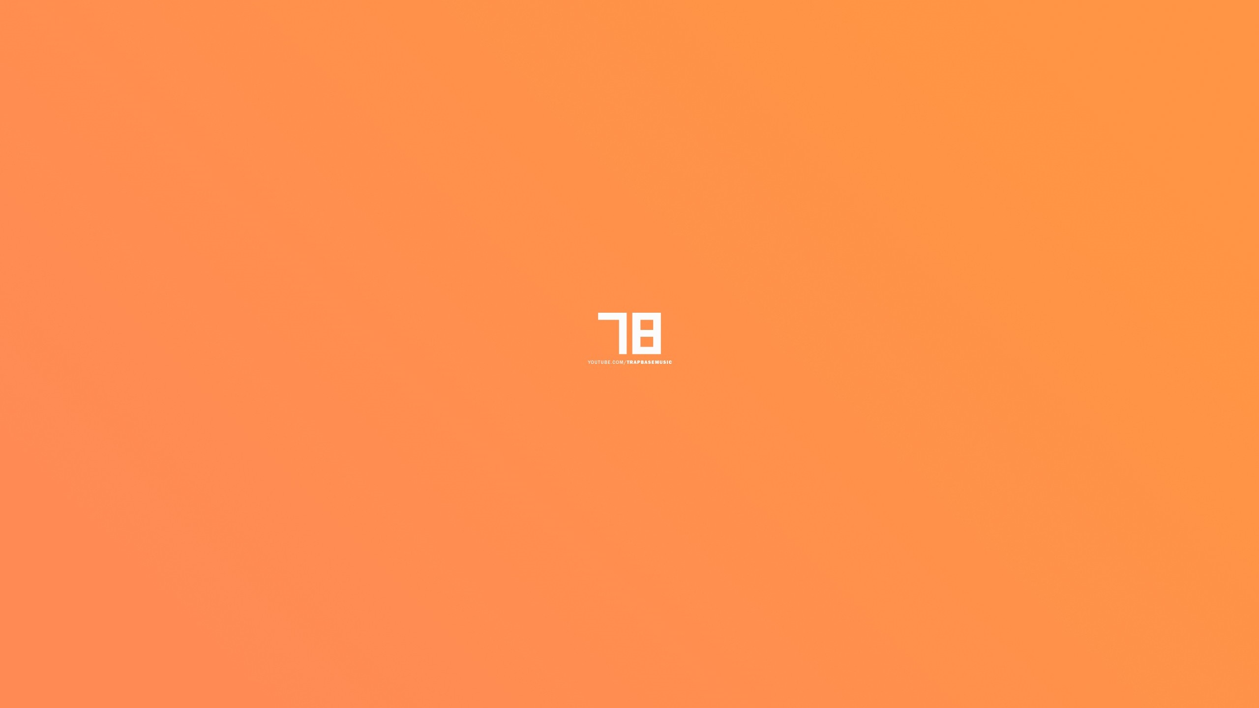 Trap Nation 78 logo on orange background HD Wallpaper