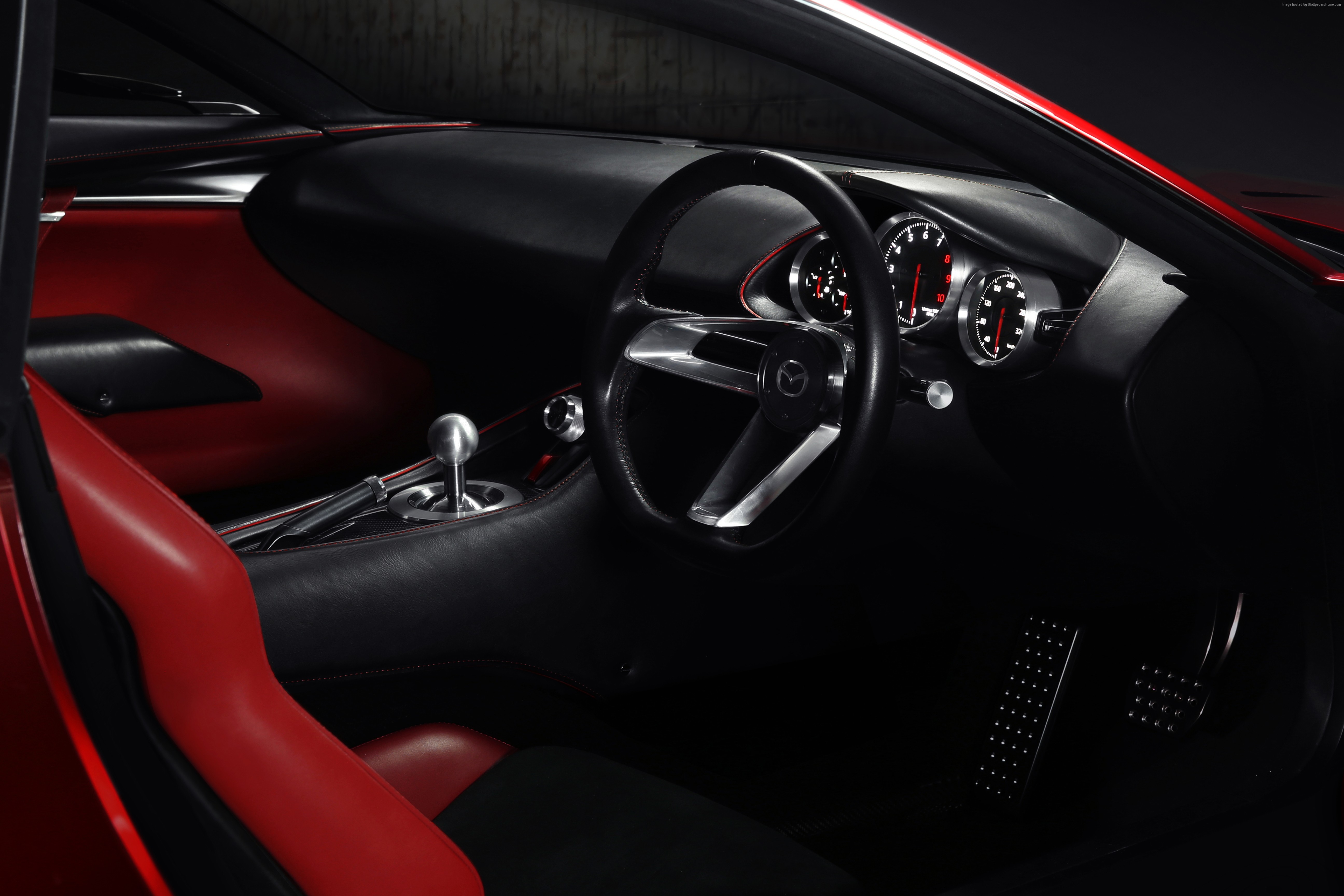 Mazda RX-VISION Concept Car Interior HD Wallpaper