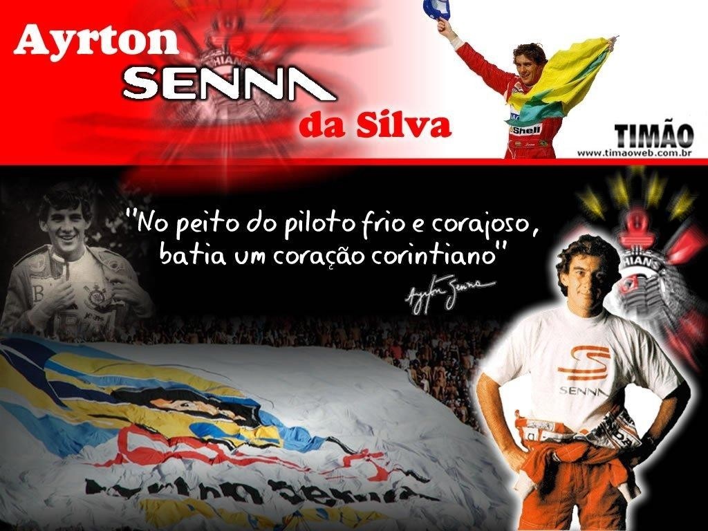 Ayrton Senna da Silva Corinthians Poster HD Wallpaper