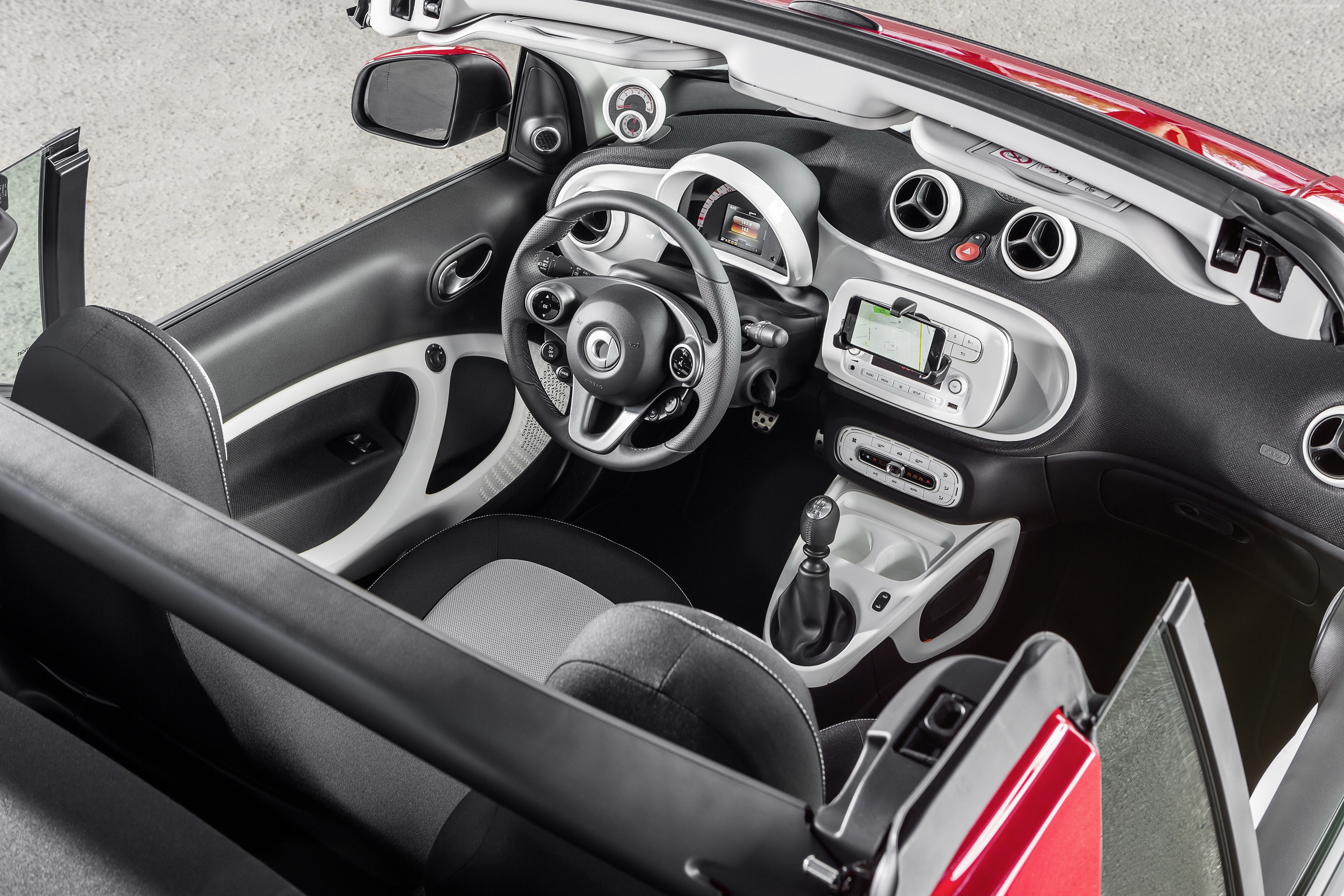 Smart Fortwo Passion Cabrio interior HD Wallpaper