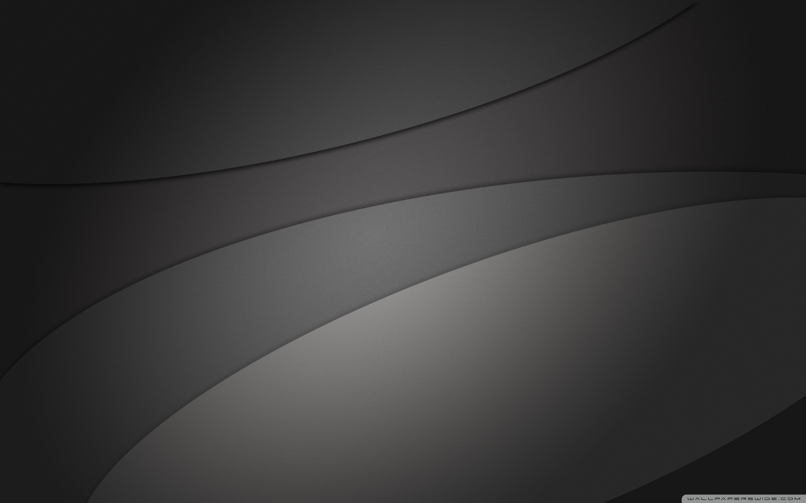 Abstract dark gray and black layered shapes HD Wallpaper