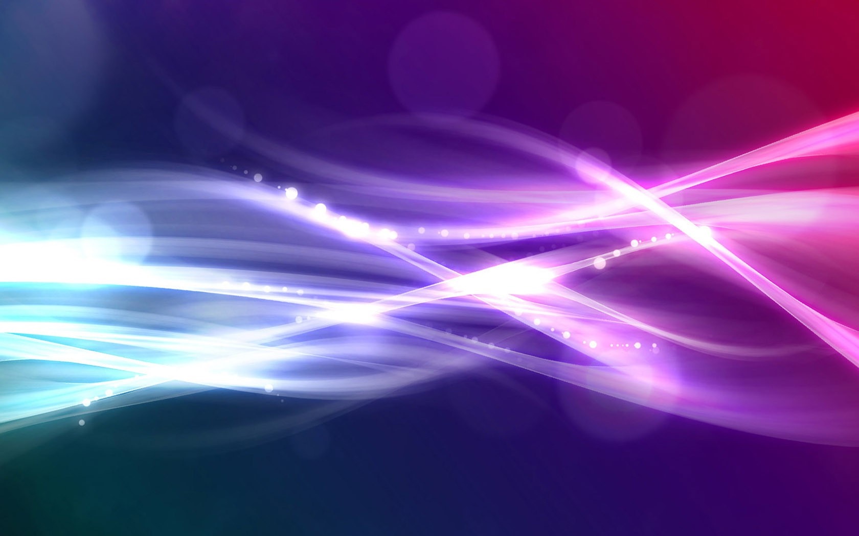 Abstract light waves and bokeh HD Wallpaper