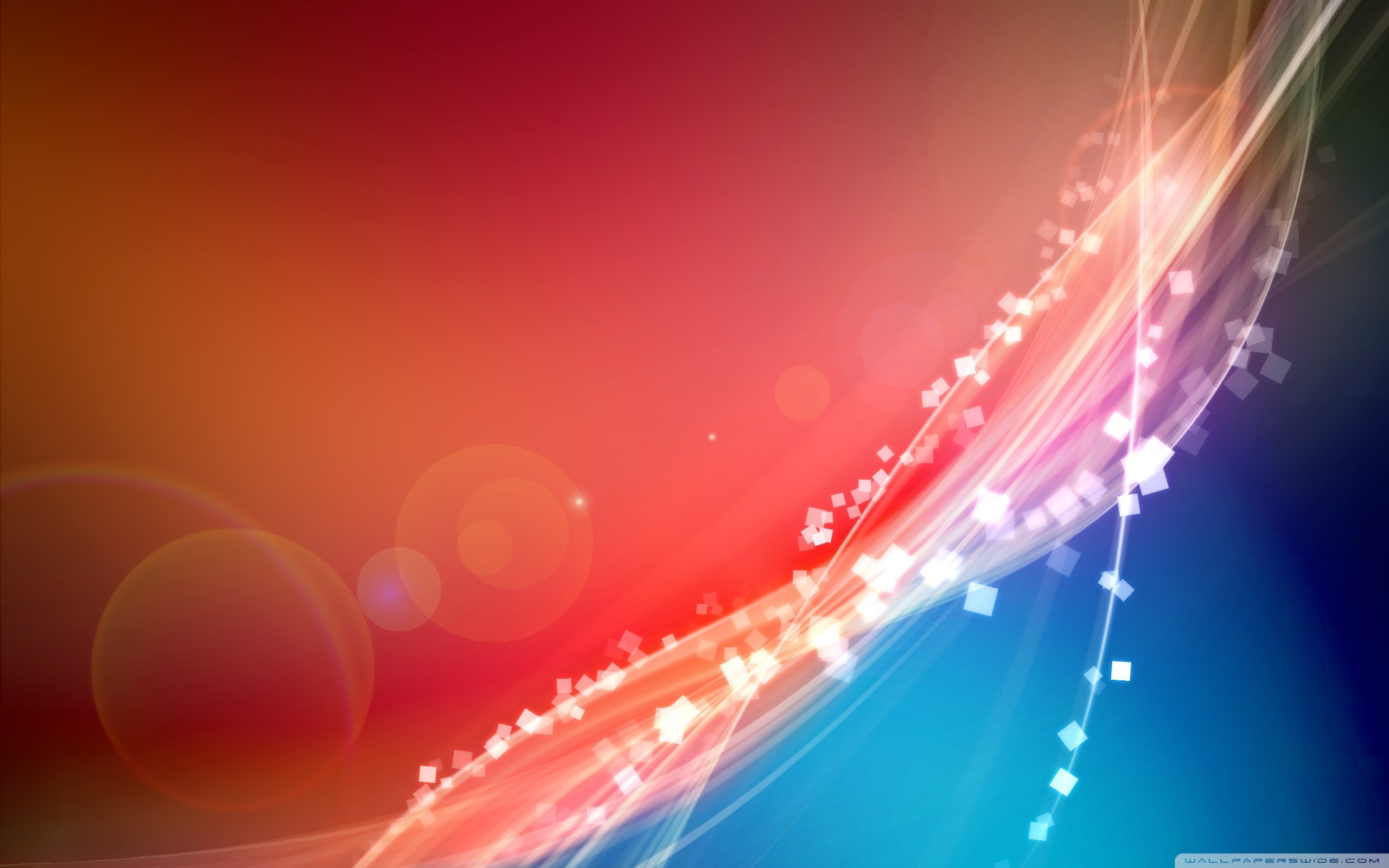 Abstract colorful light streaks and squares HD Wallpaper