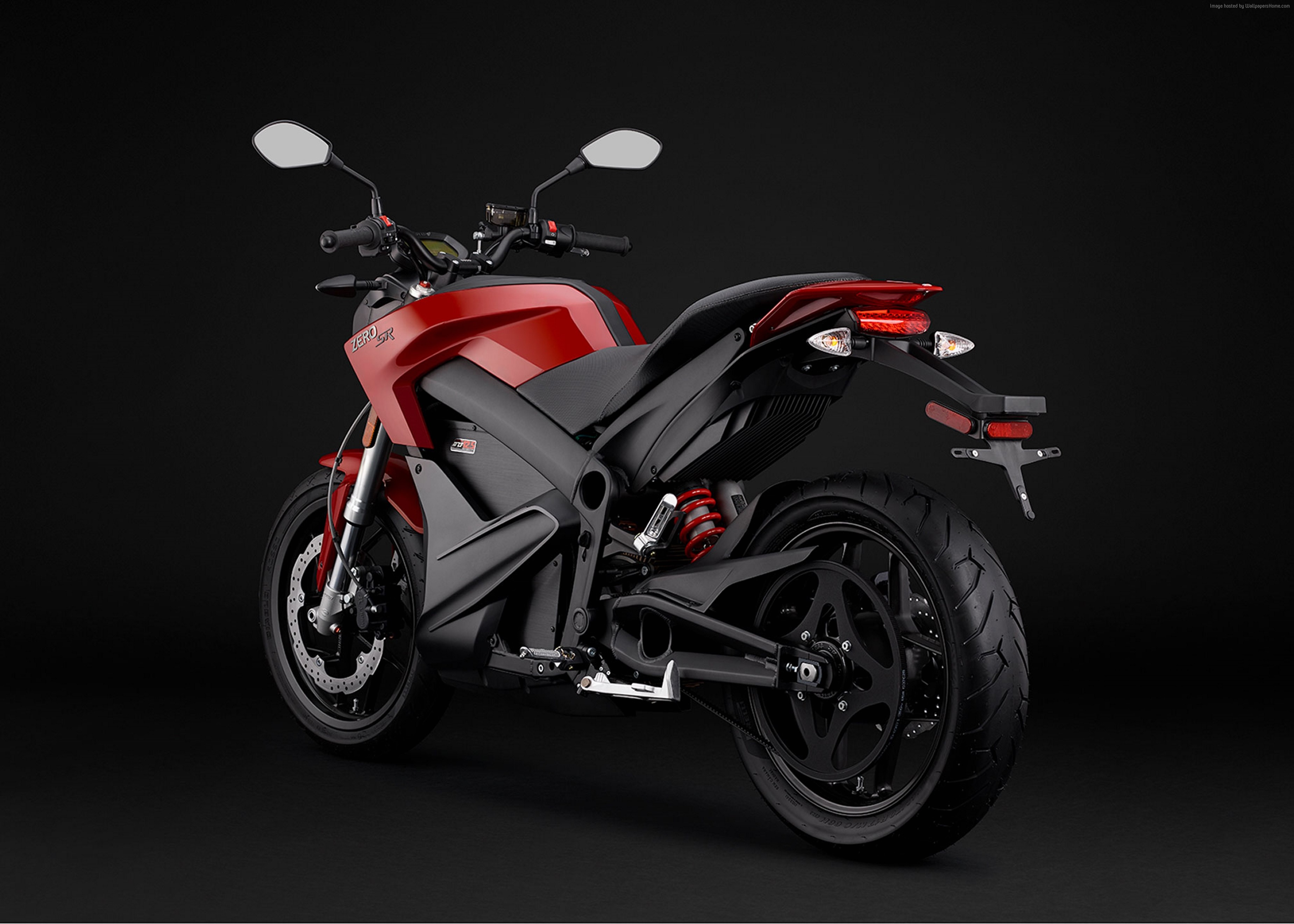Red Zero DSR 2016 Electric Motorcycle HD Wallpaper