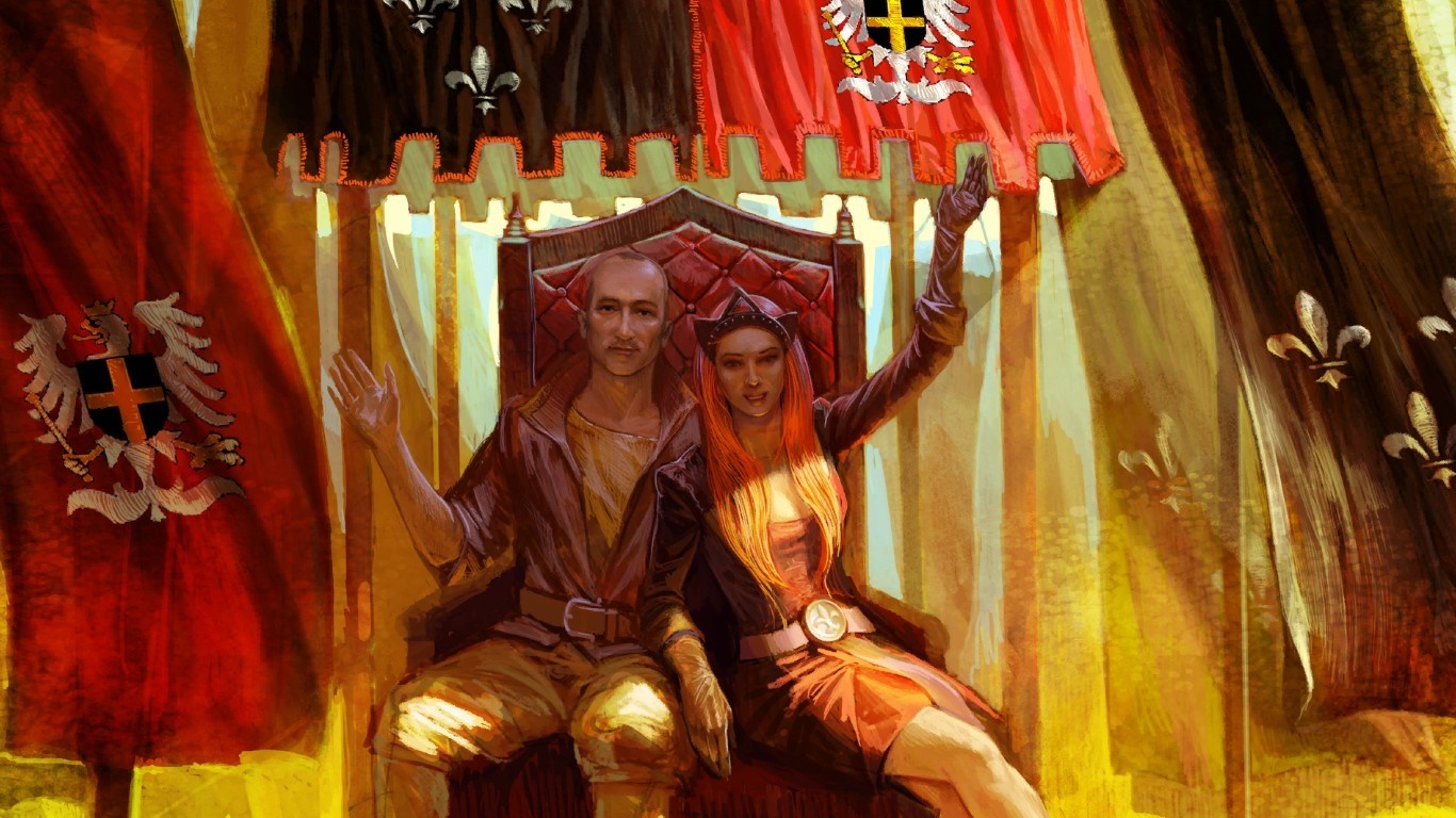 Geralt and Yennefer from The Witcher HD Wallpaper