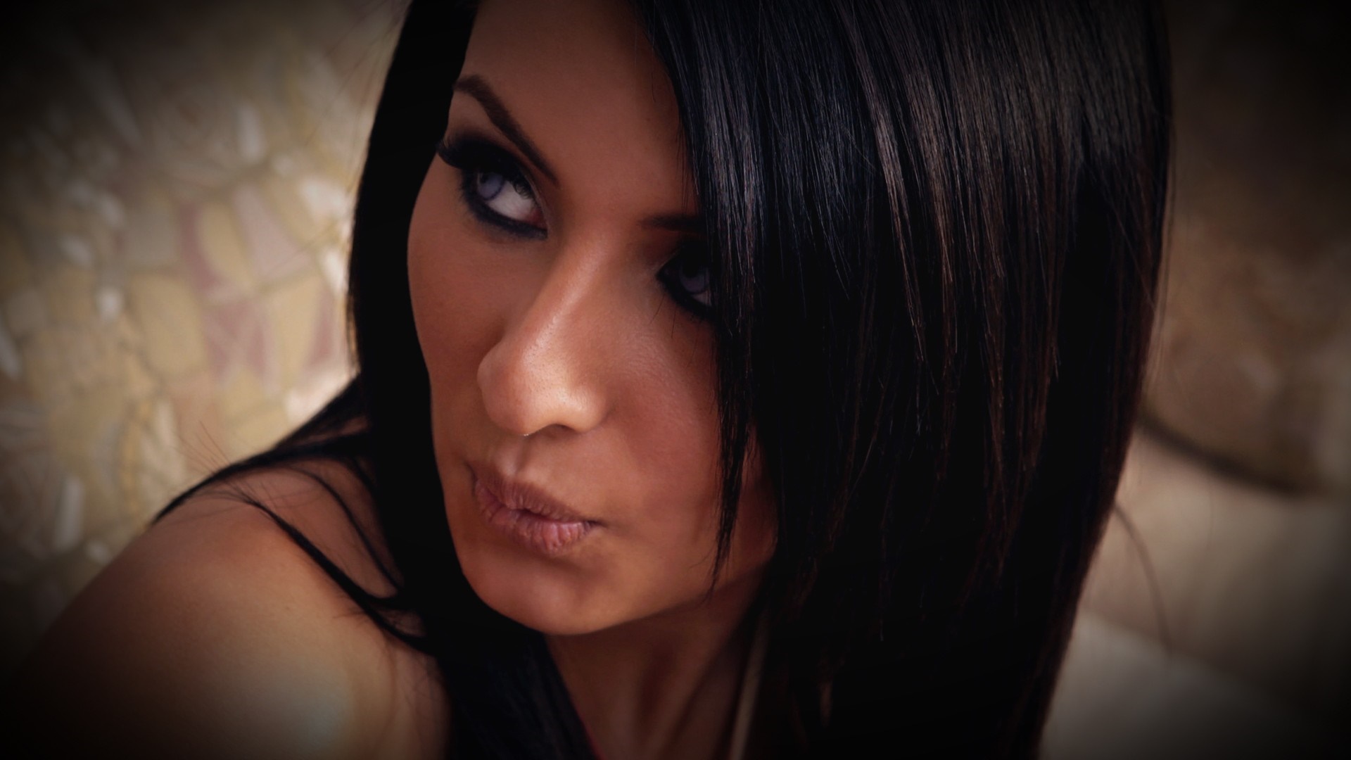 Lexi Diamond portrait photography close up HD Wallpaper