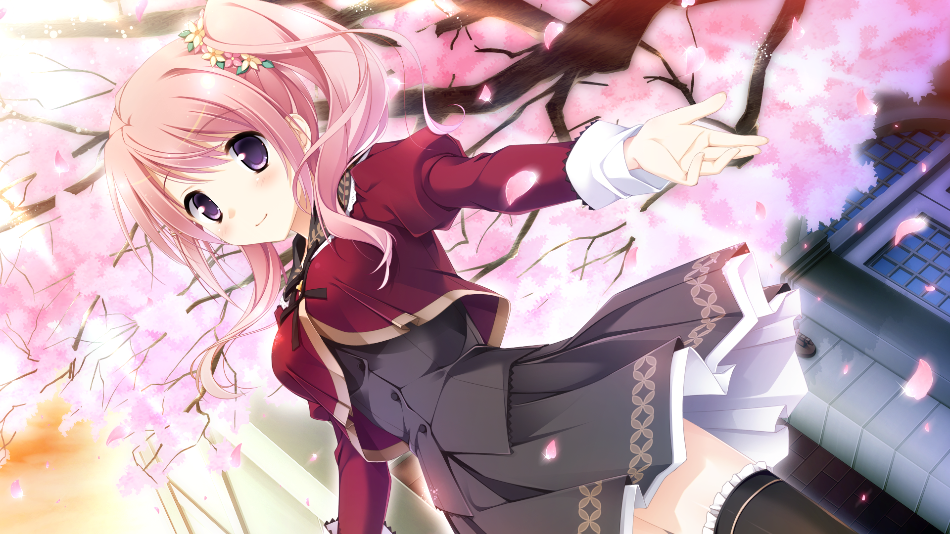 Komine Manami from Sakura Mau Otome no Rondo HD Wallpaper