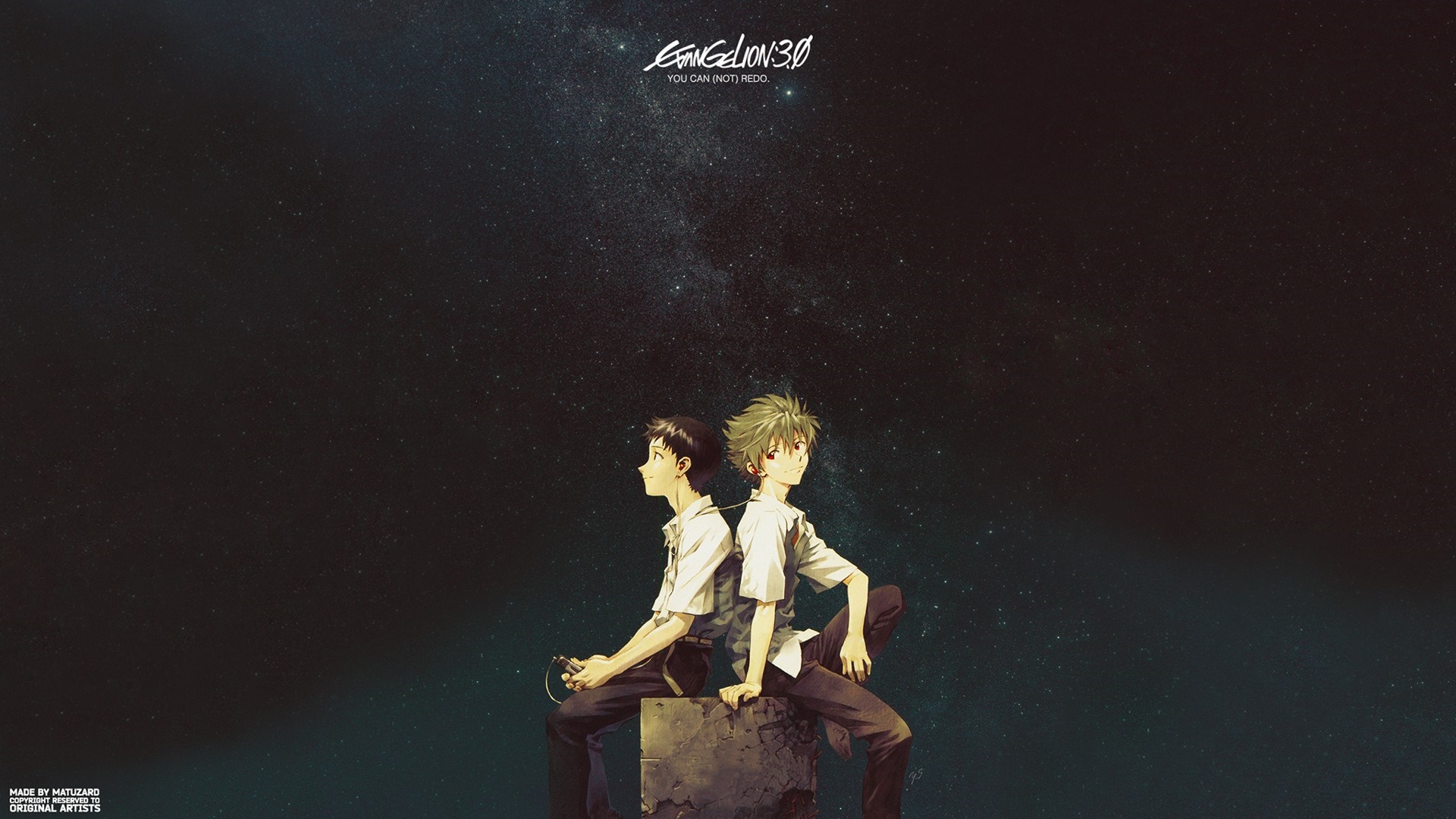 Evangelion 3.0: You Can (Not) Redo. Shinji Ikari and Kaworu Nagisa HD Wallpaper