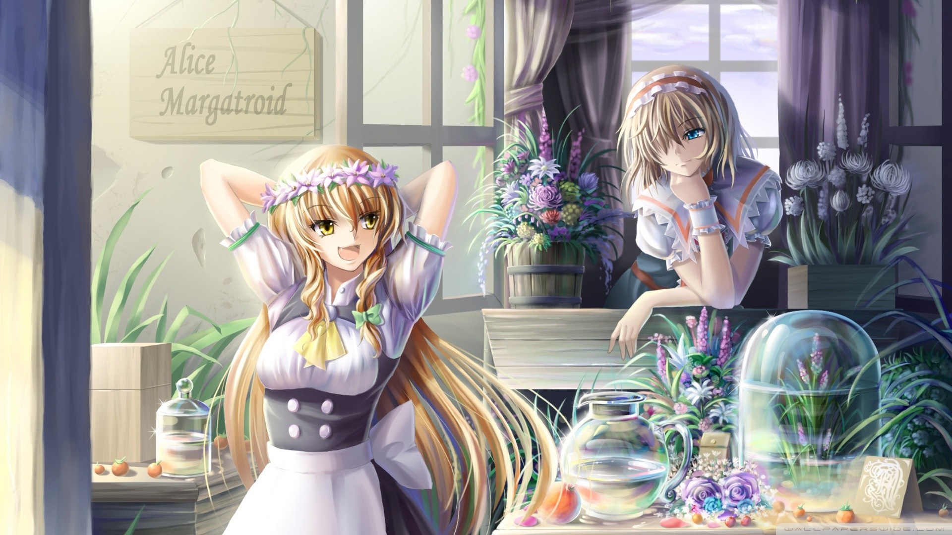 Alice Margatroid from Touhou Project HD Wallpaper