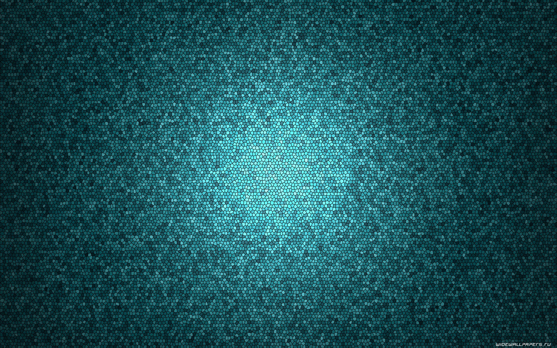 Teal mosaic pattern with light gradient HD Wallpaper