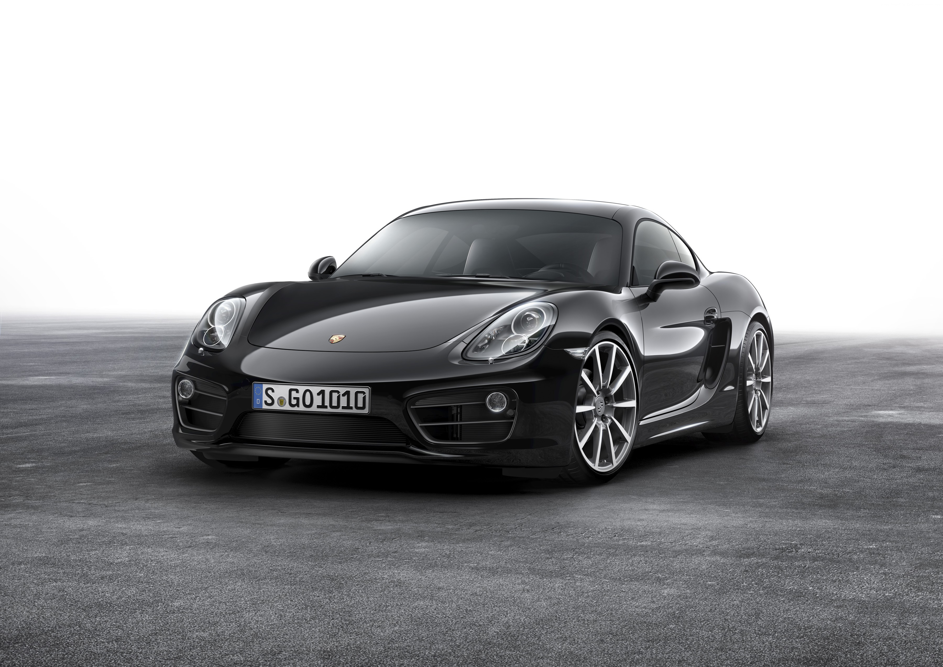 Black Porsche Cayman "Black Edition" HD Wallpaper