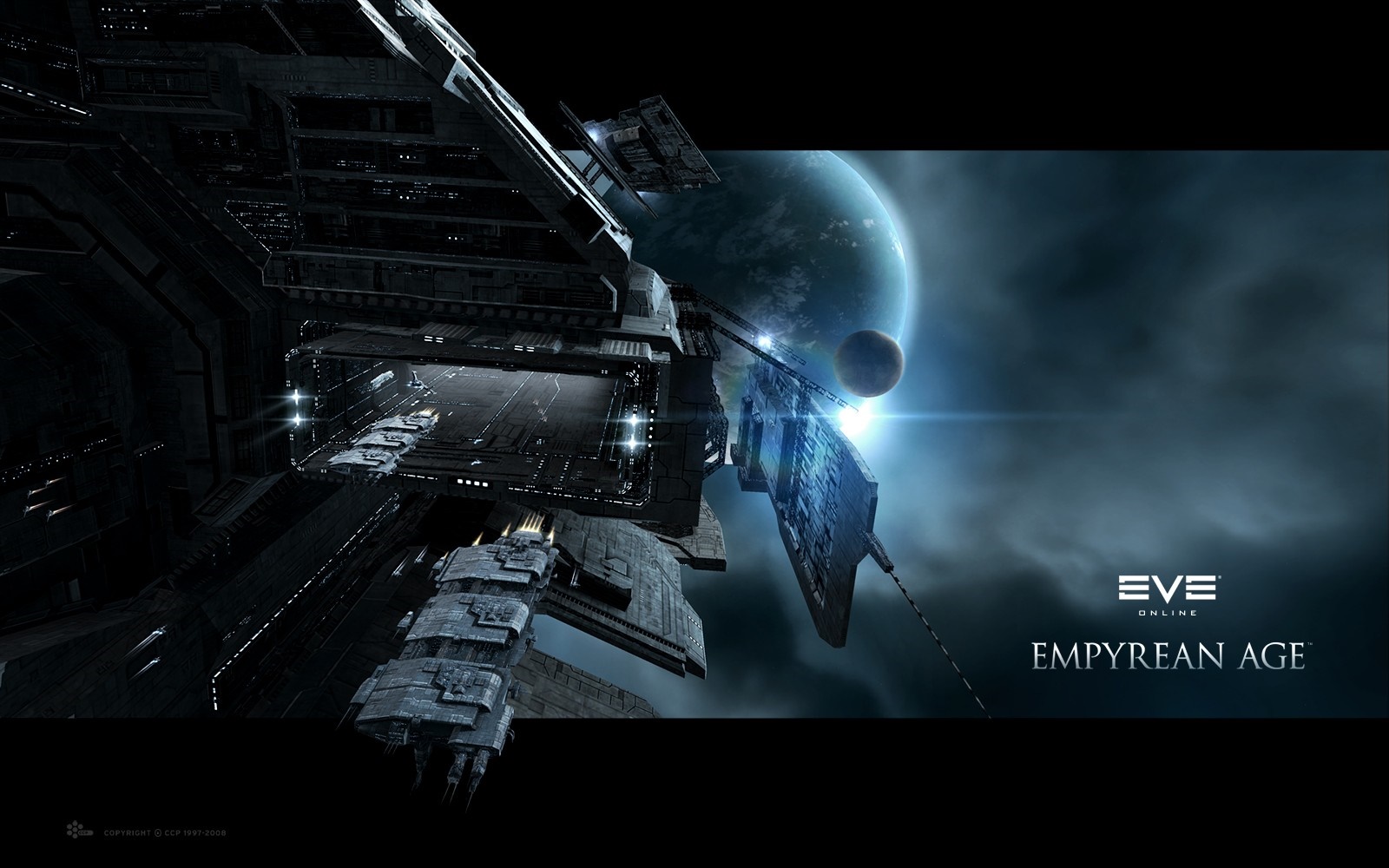 EVE Online Empyrean Age Space Station and Planet HD Wallpaper