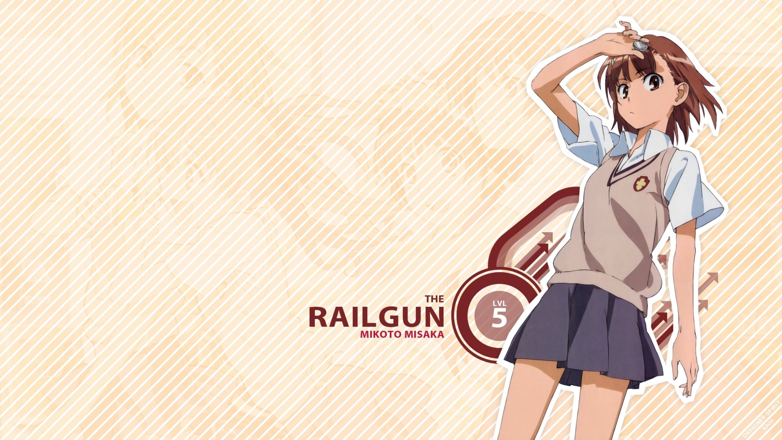 Mikoto Misaka from To Aru Kagaku no Railgun HD Wallpaper