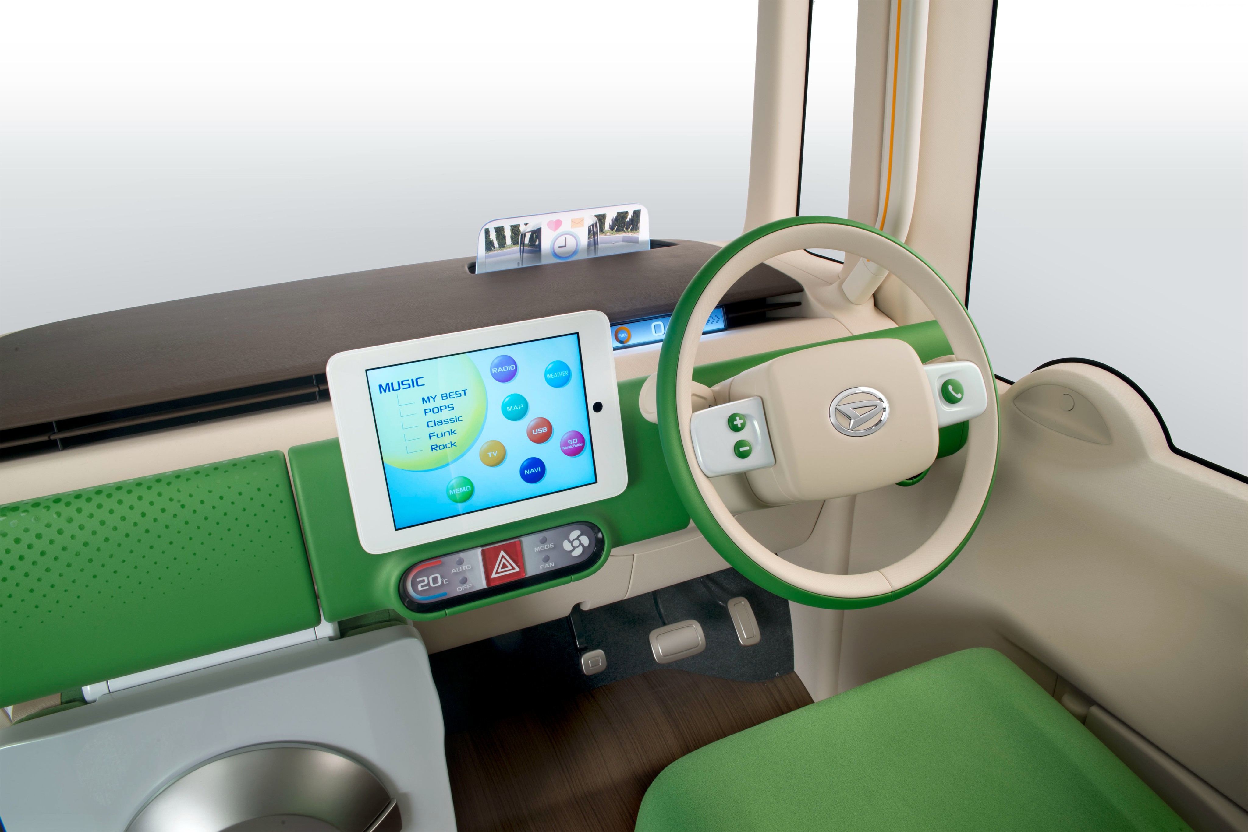Daihatsu Nori Ori concept car interior HD Wallpaper