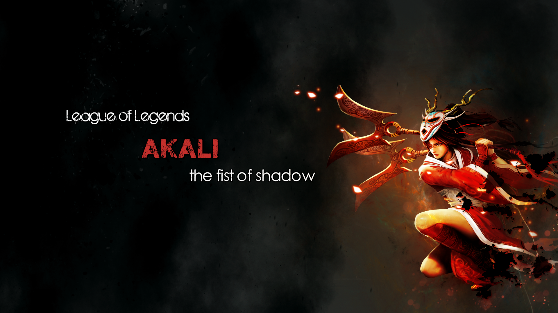 Akali from League of Legends HD Wallpaper