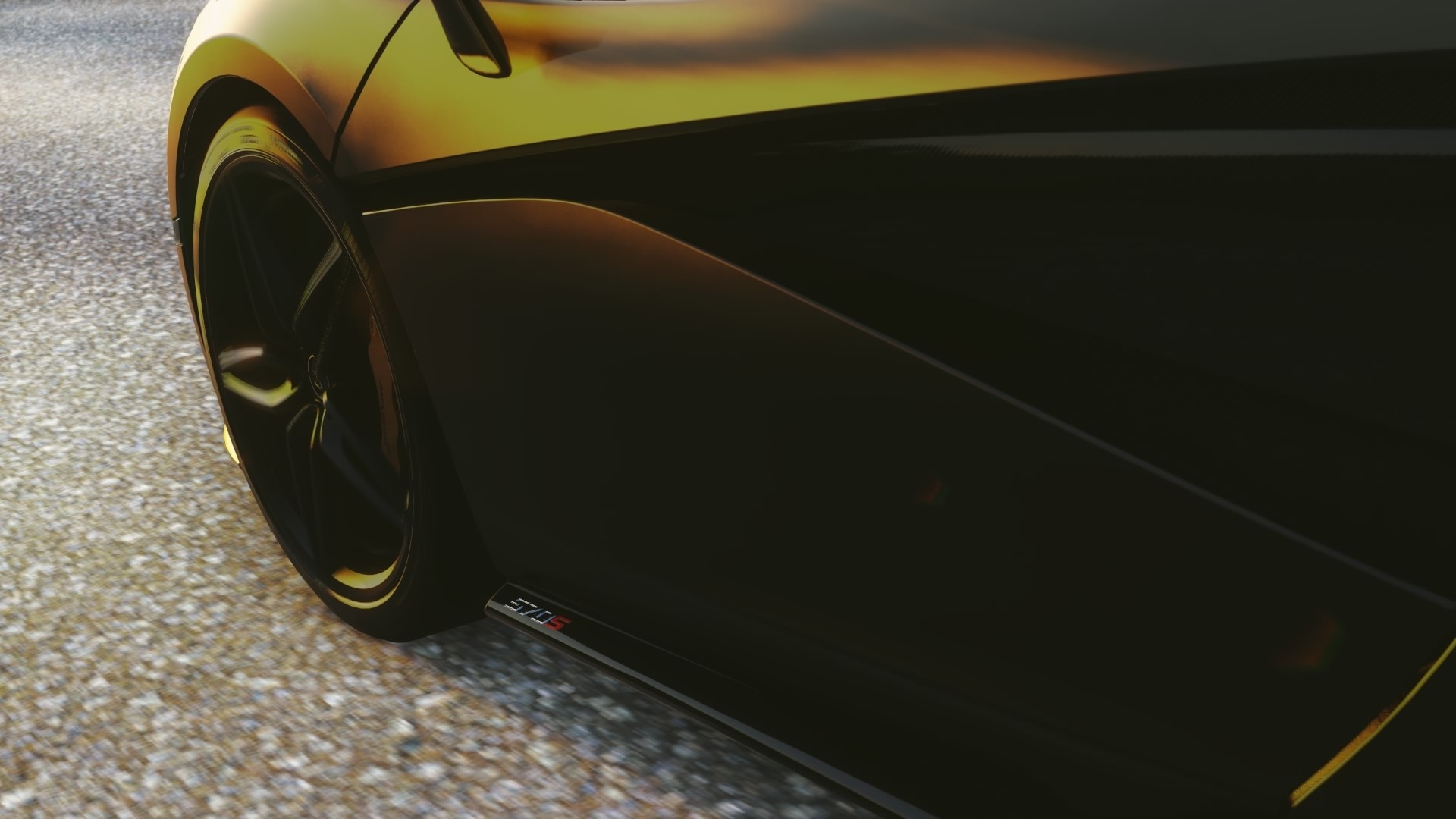 McLaren 570S sports car on asphalt HD Wallpaper