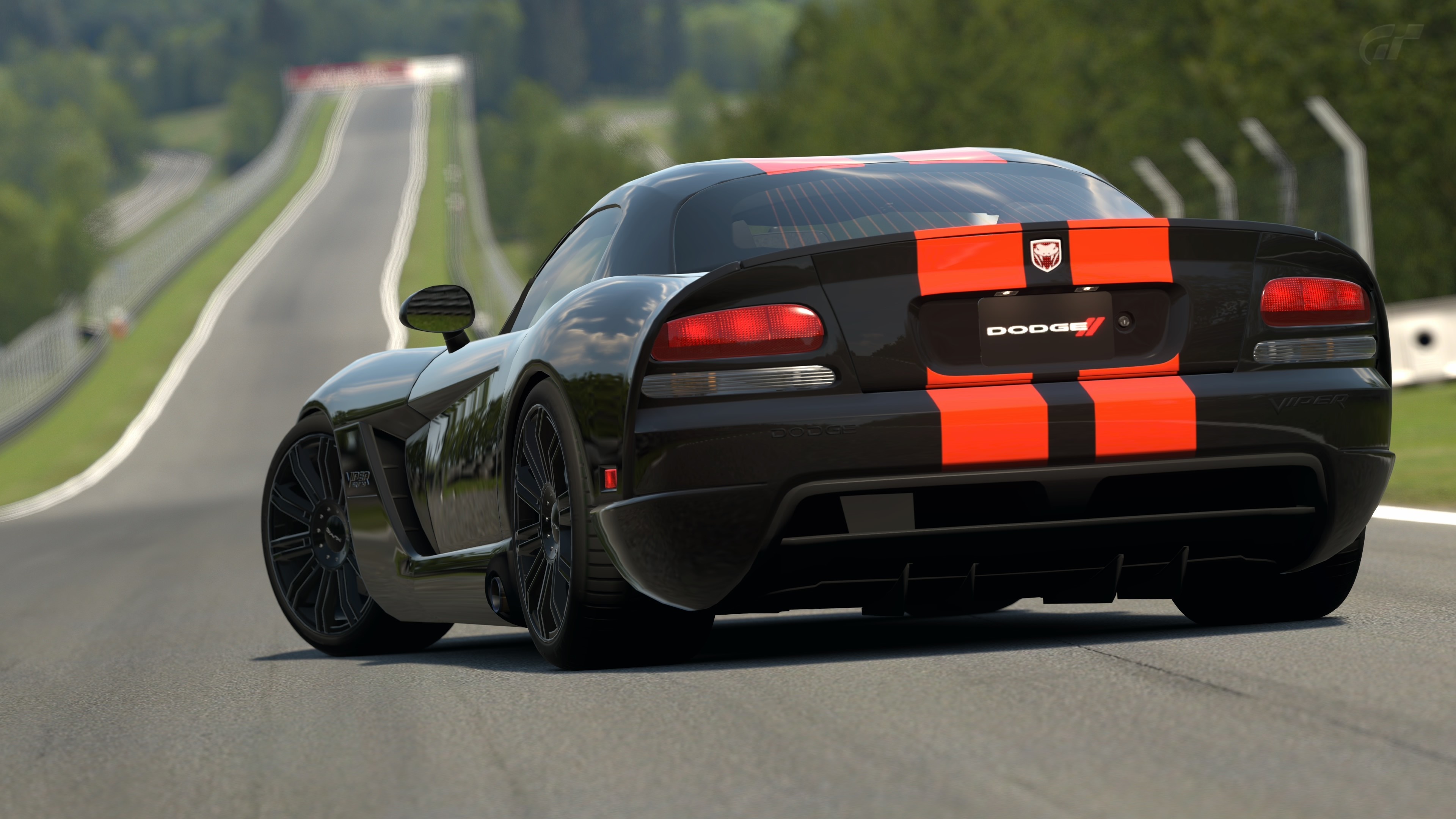 Dodge Viper ACR on a race track HD Wallpaper