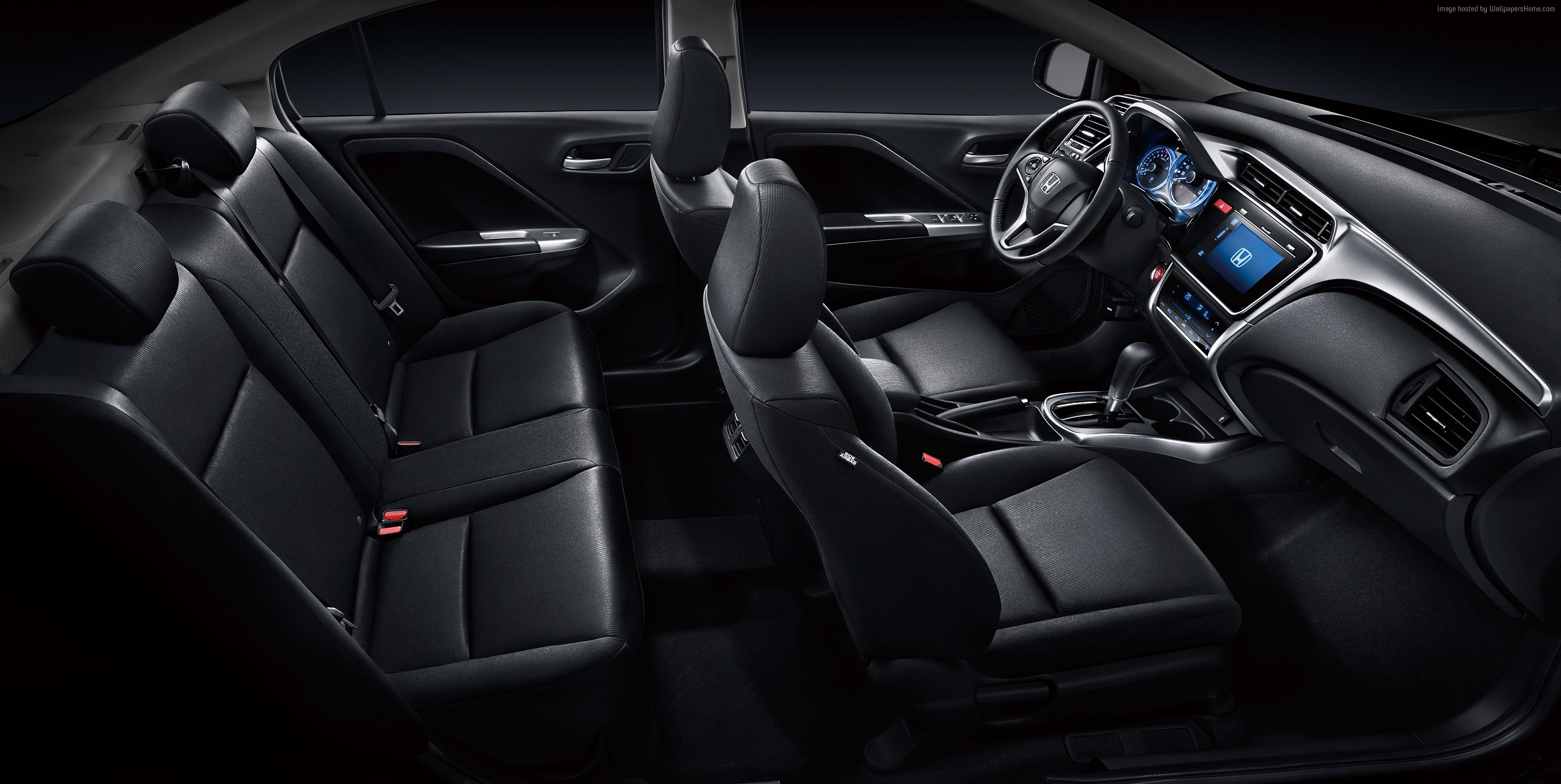 Interior of a Honda City sedan HD Wallpaper