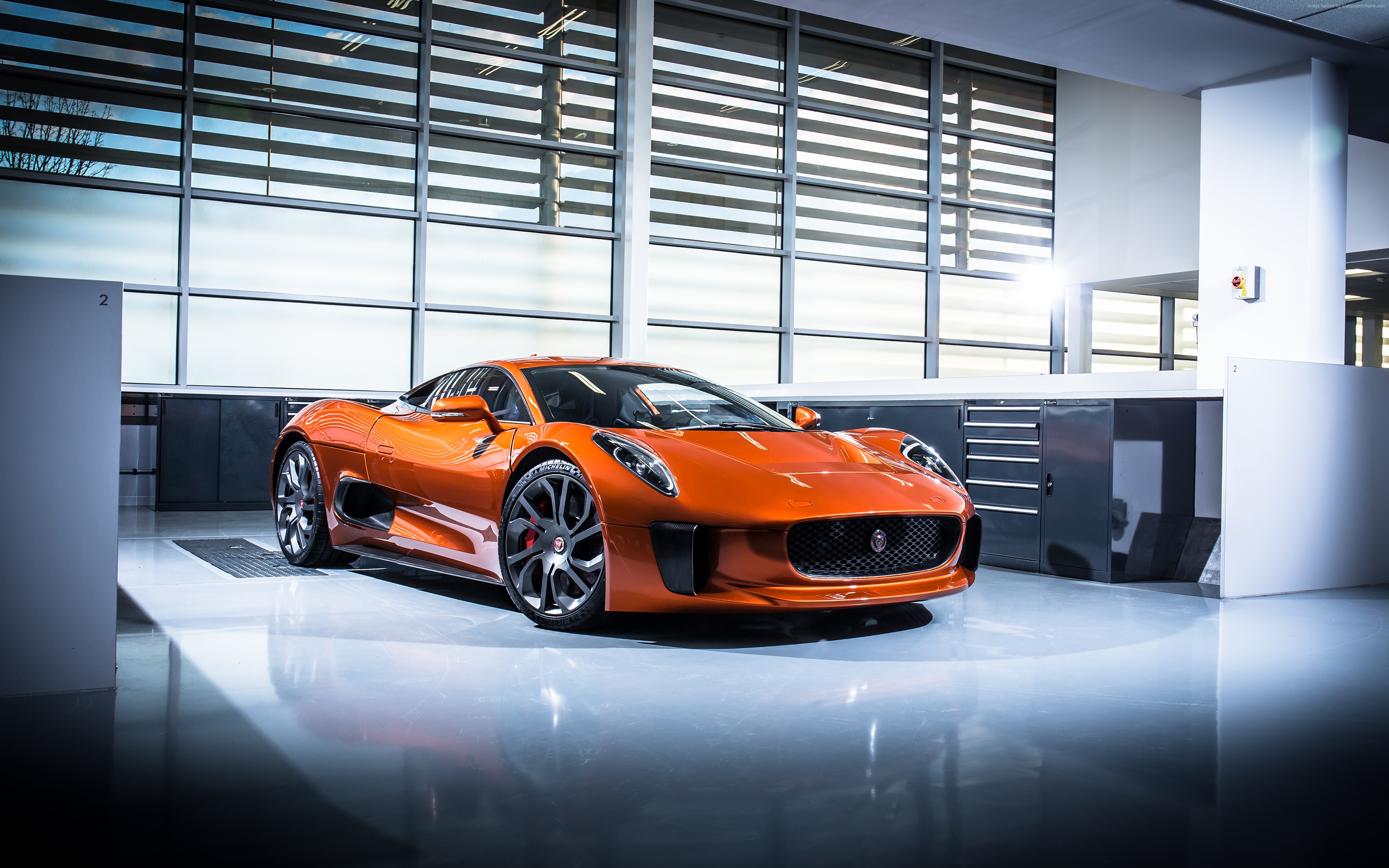 Jaguar C-X75 from 007 Spectre movie HD Wallpaper