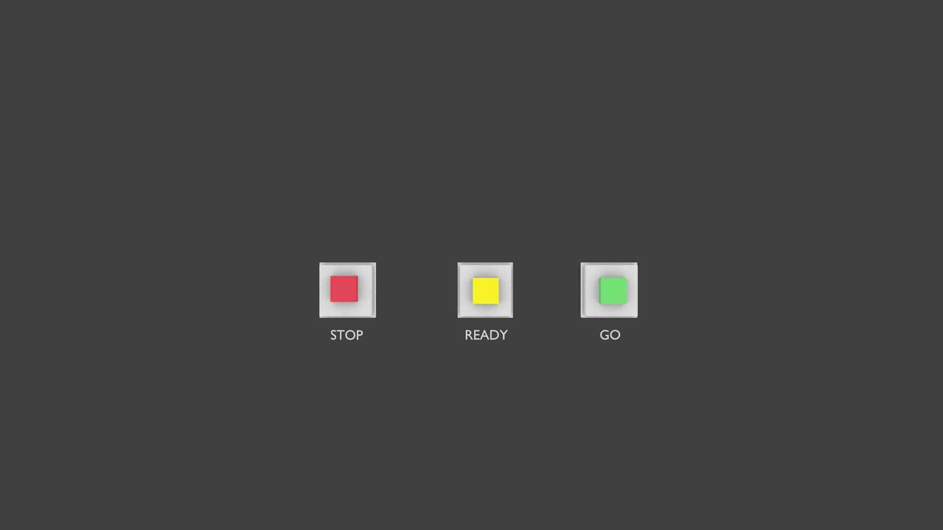 Stop Ready Go buttons HD Wallpaper