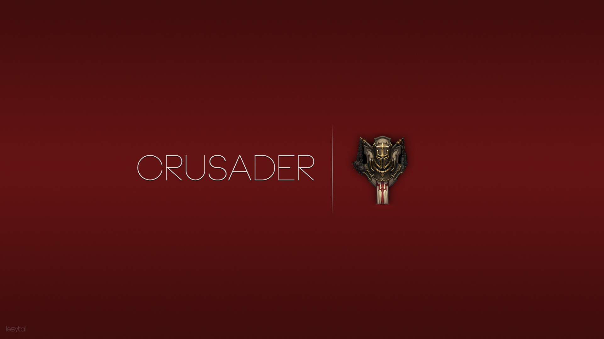 Crusader logo from Diablo III HD Wallpaper