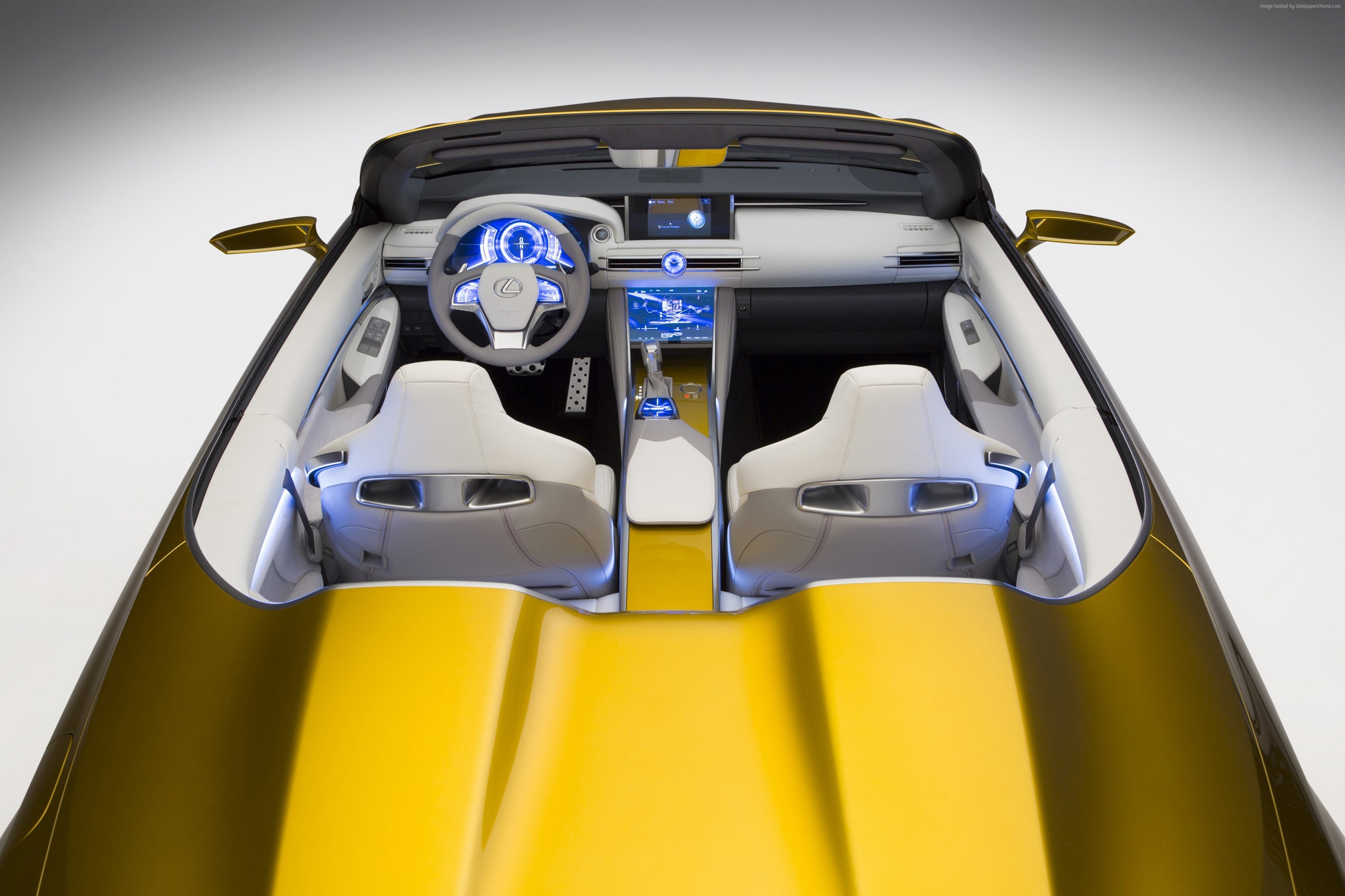 Lexus LF-C2 Concept Convertible Interior HD Wallpaper