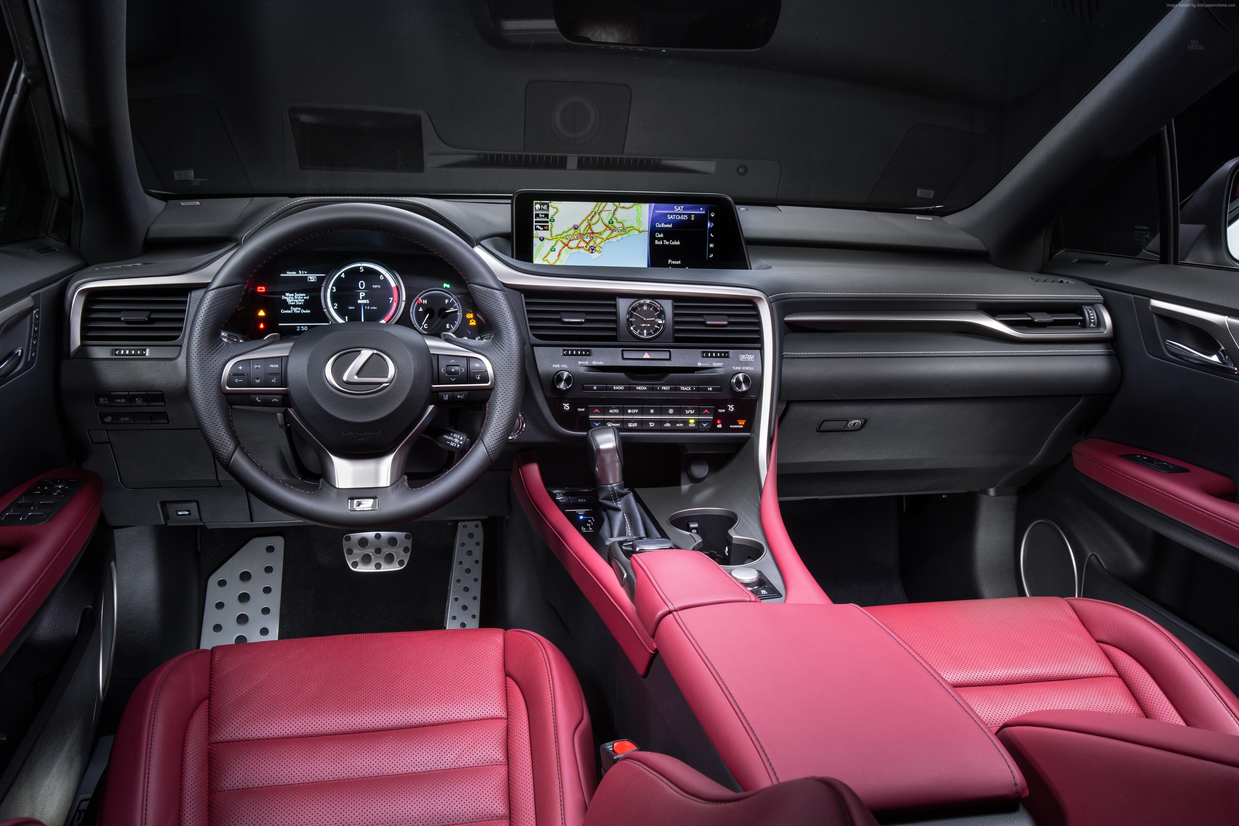 Lexus RX 350 luxury car interior HD Wallpaper